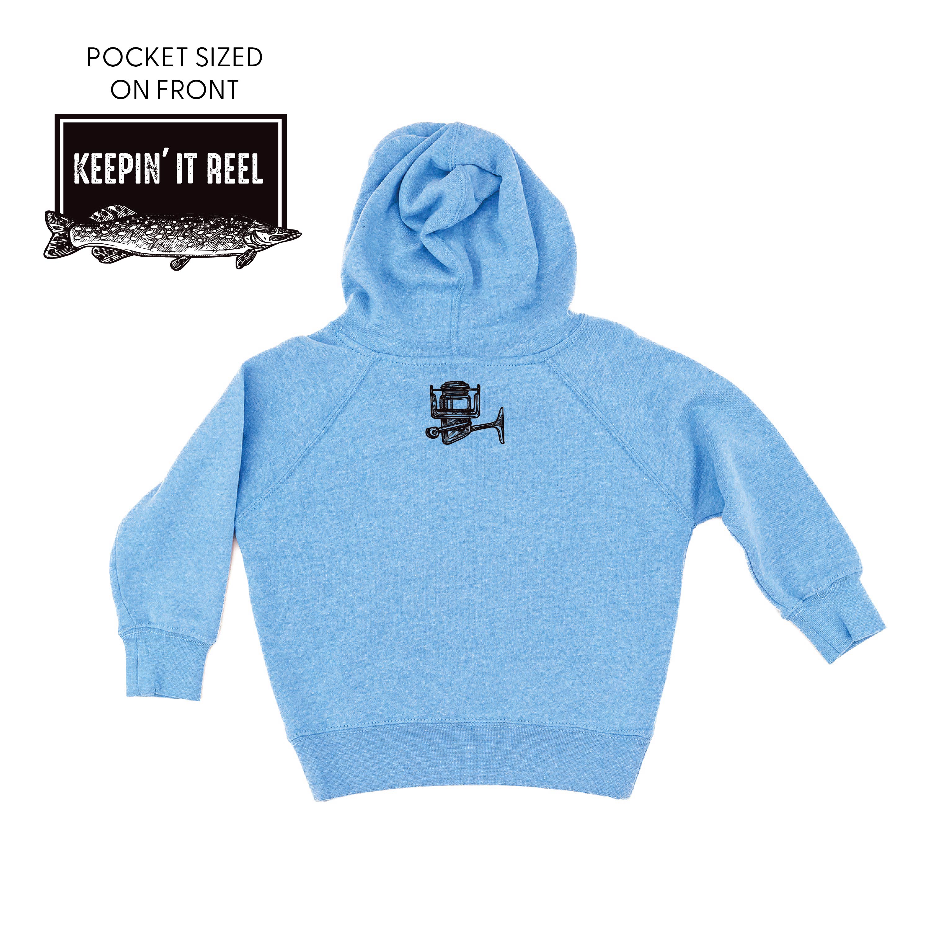Keepin&#39; It Reel - Fishing Reel (pf&amp;b) - Child HOODIE