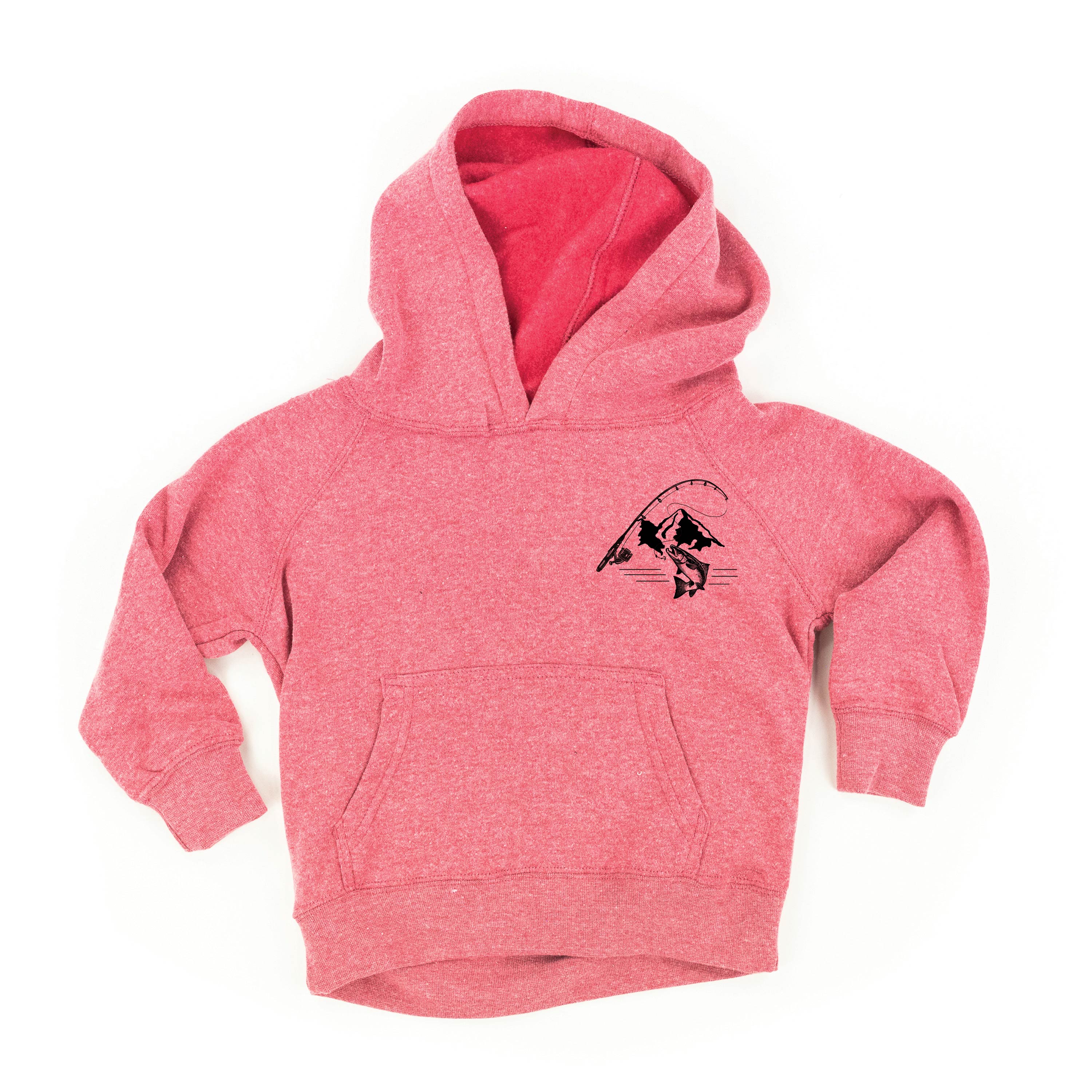 Mountain Fish &amp; Pole - Fish On (pf&amp;b) - Child HOODIE