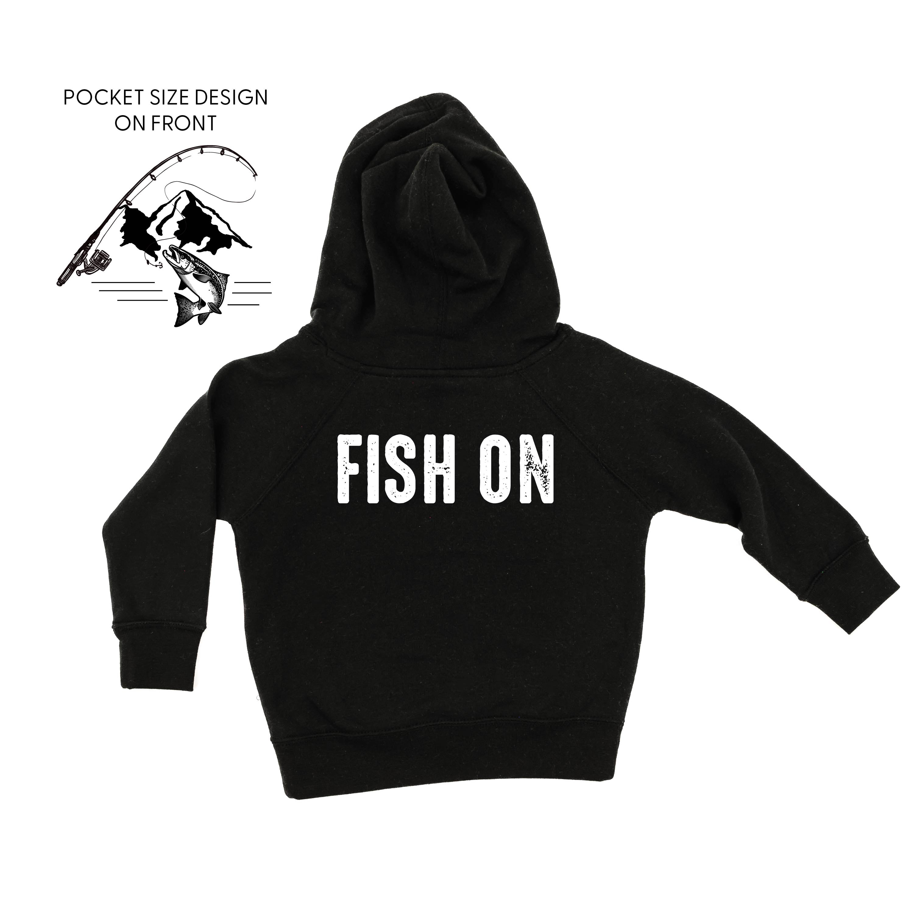 Mountain Fish &amp; Pole - Fish On (pf&amp;b) - Child HOODIE