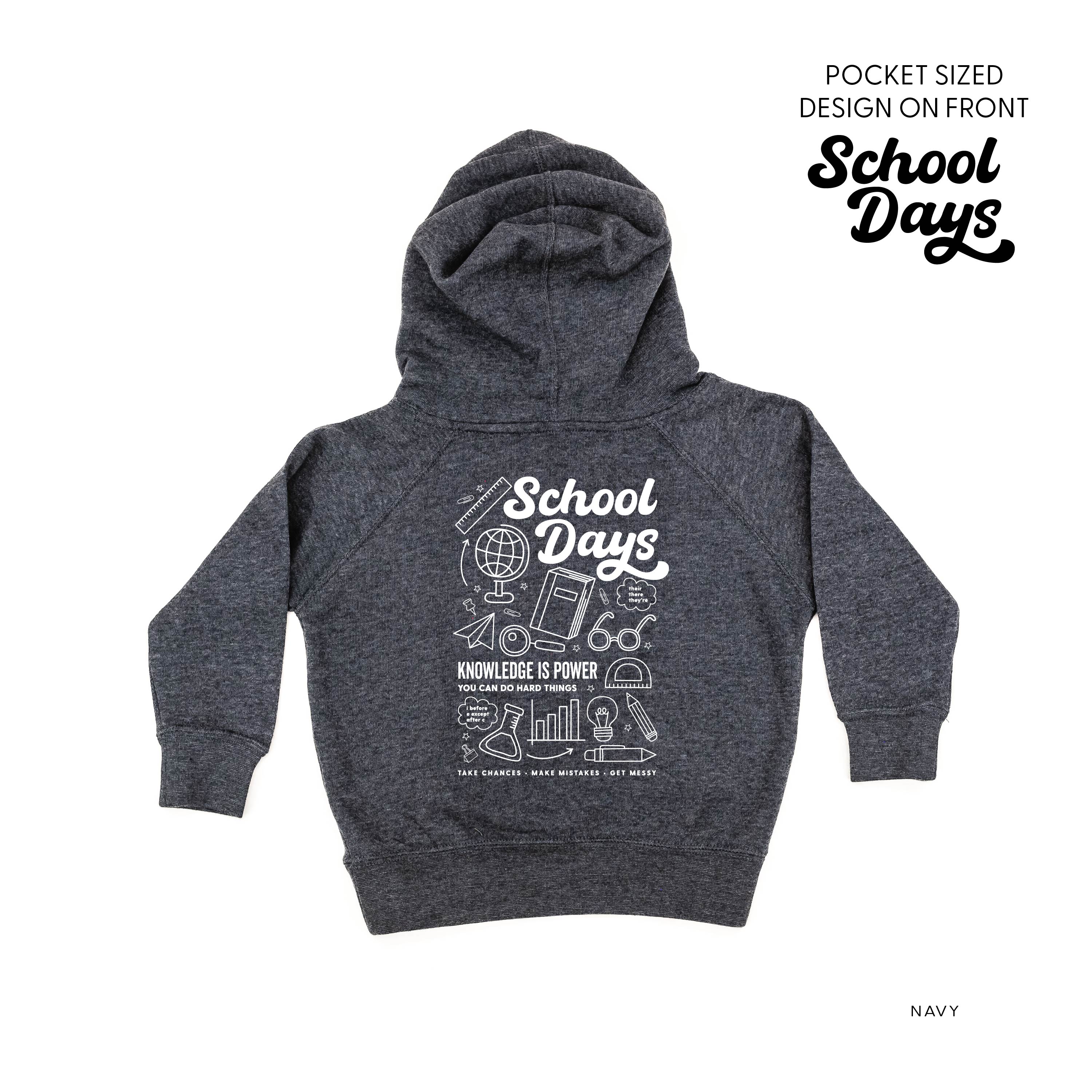 School Days - School Day Items (pf &amp; b) - Child HOODIE