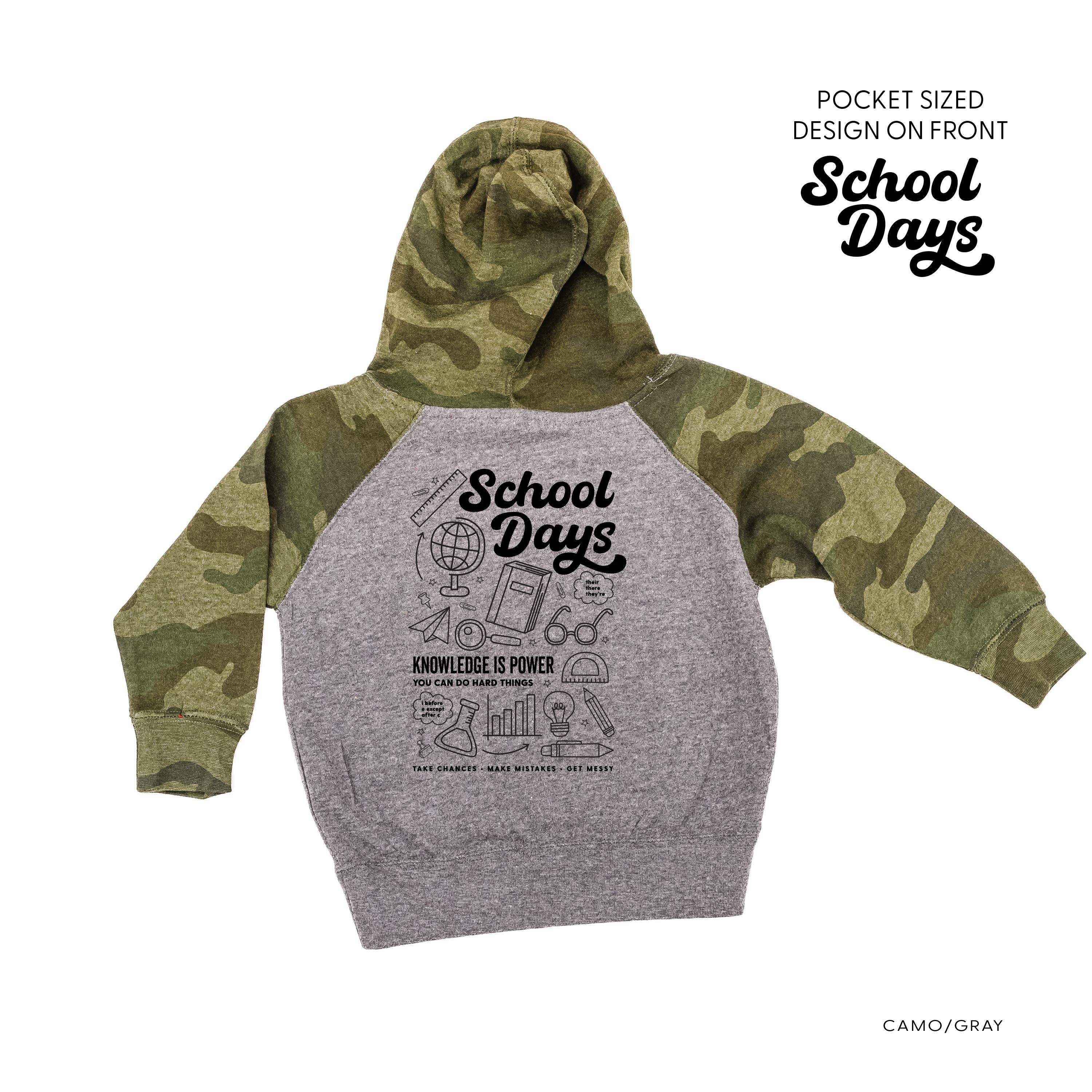 School Days - School Day Items (pf &amp; b) - Child HOODIE