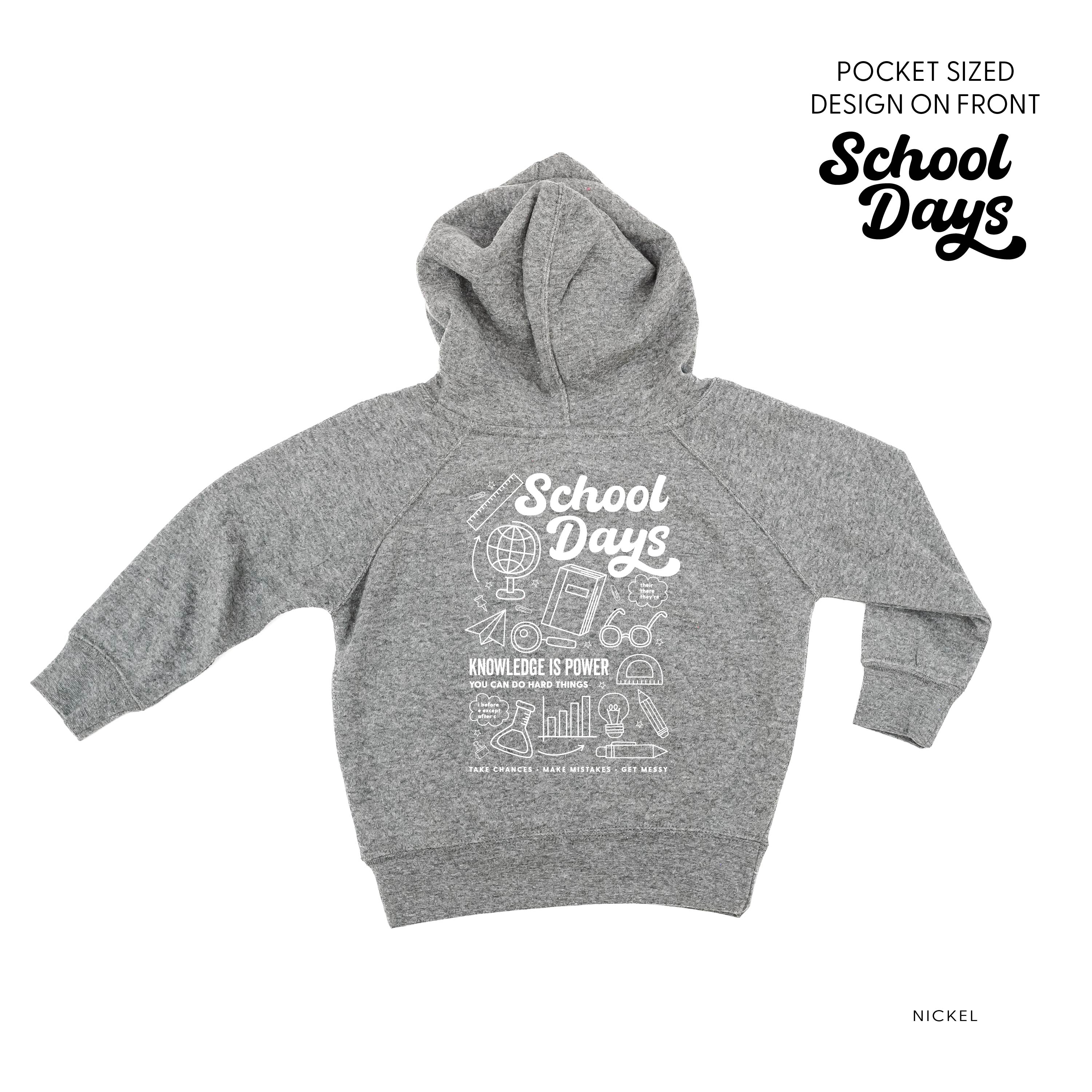 School Days - School Day Items (pf &amp; b) - Child HOODIE