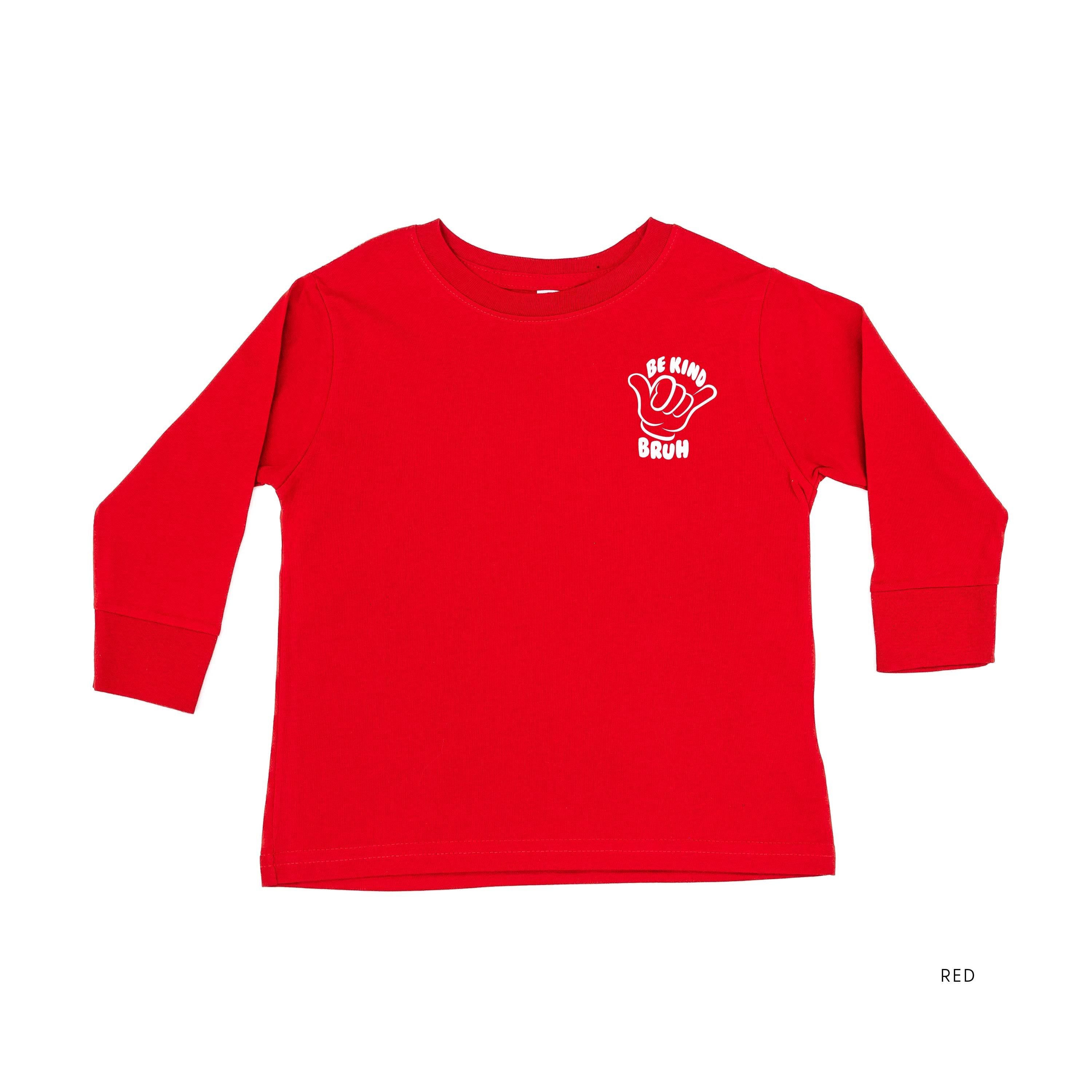 Be Kind Bruh - It&#39;s Cool to Be Kind (pf &amp; b) - Child Long Sleeve Tee