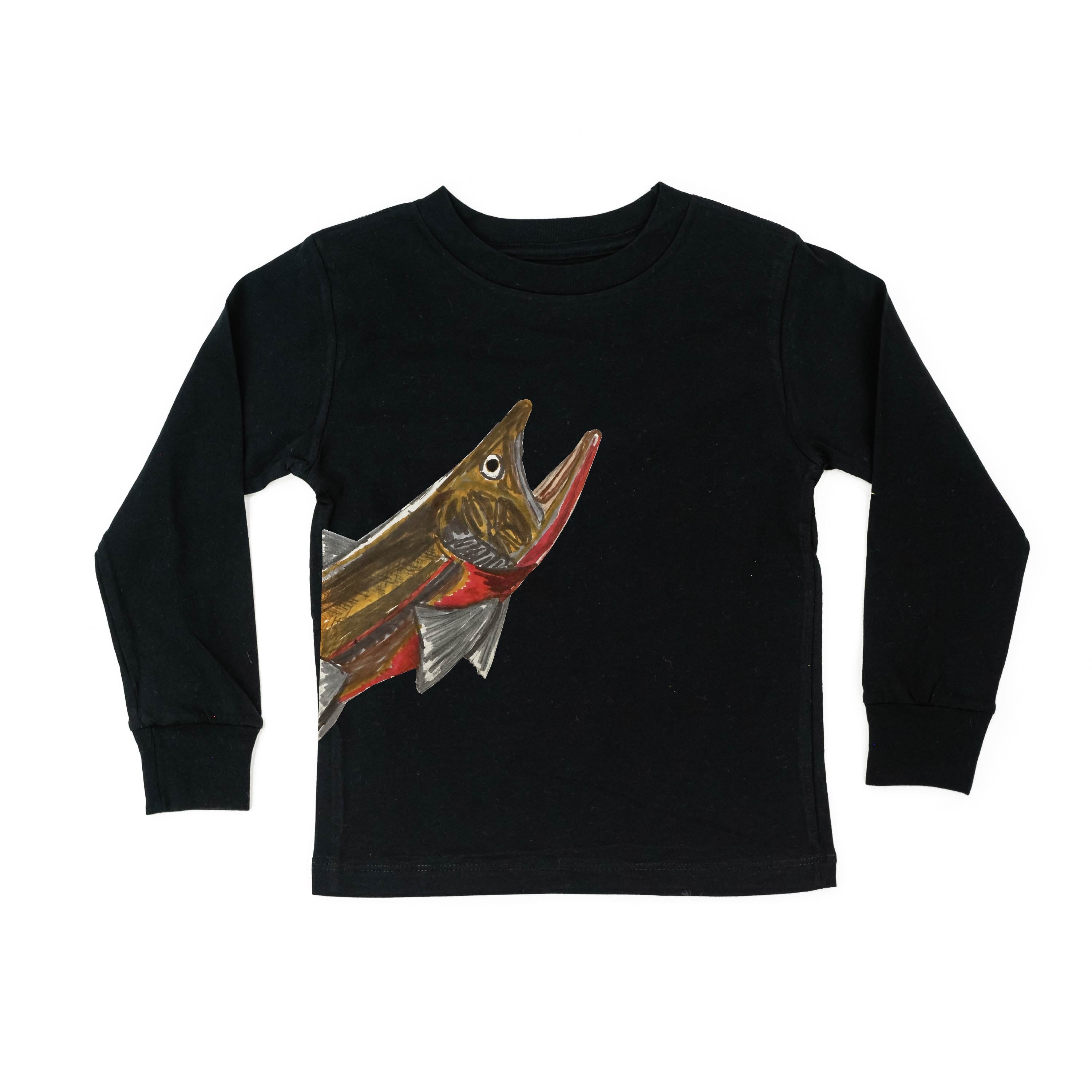 Cutthroat Trout - Hand Drawn - Child Long Sleeve Tee