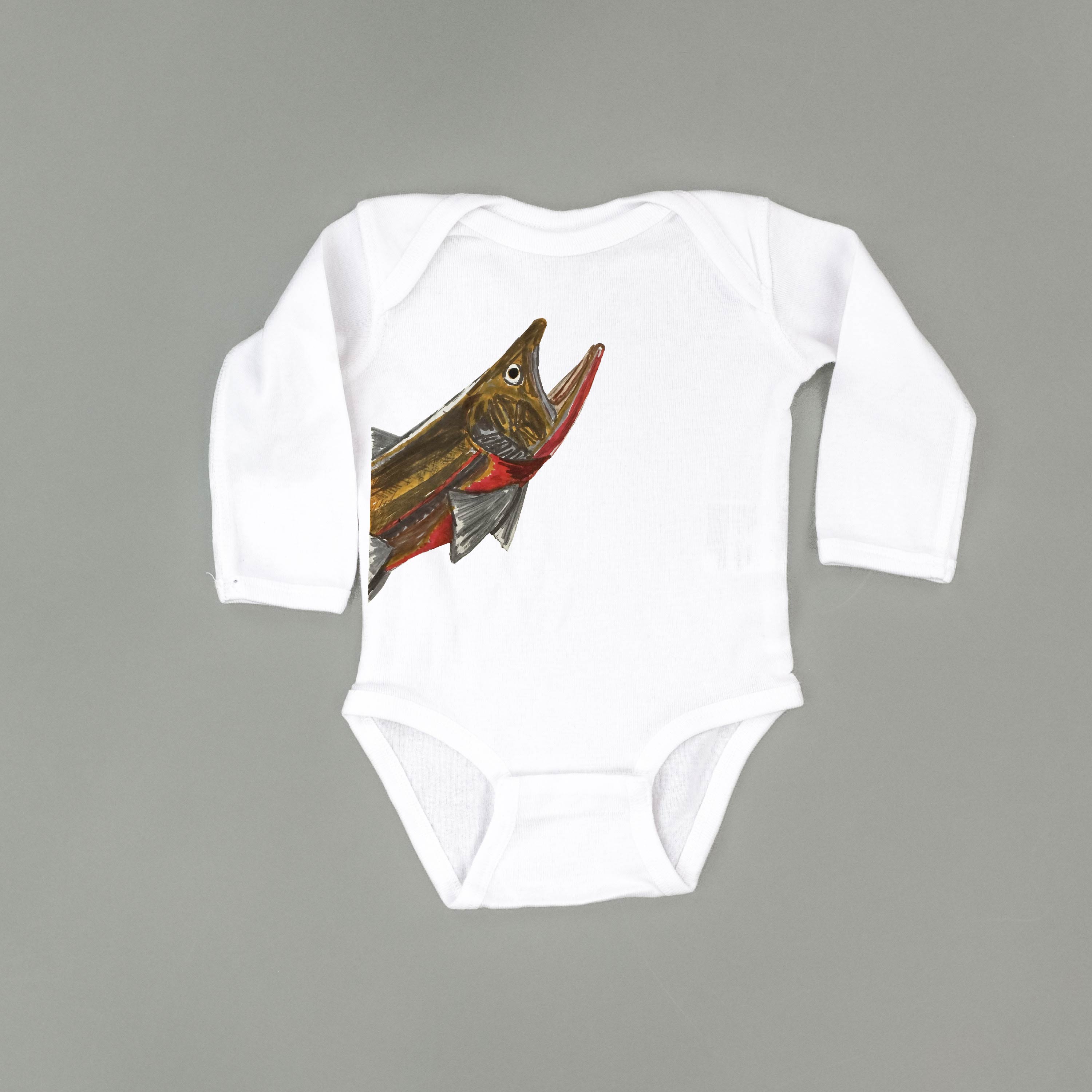 Cutthroat Trout - Hand Drawn - Child Long Sleeve Tee