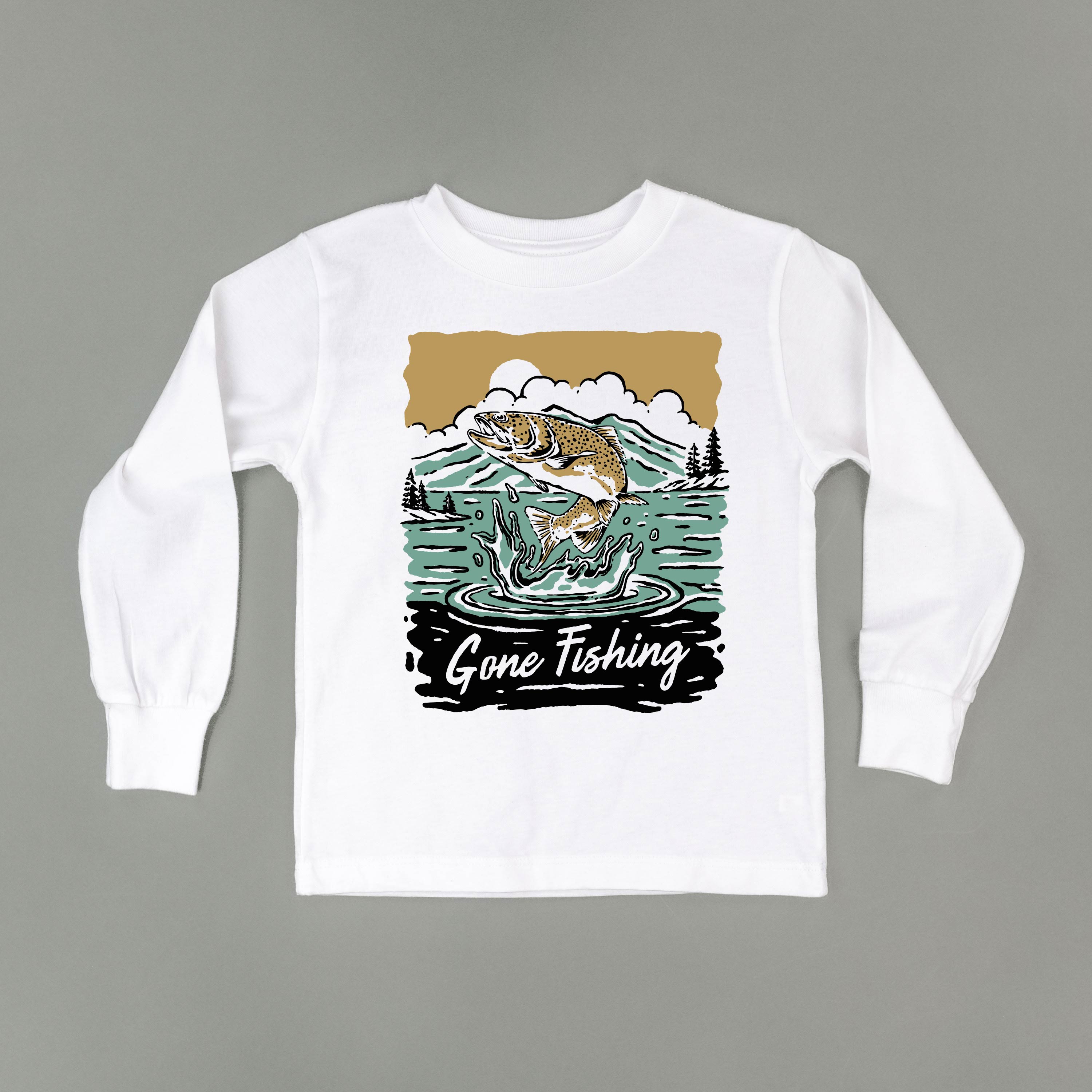 Gone Fishing - Child Long Sleeve Tee