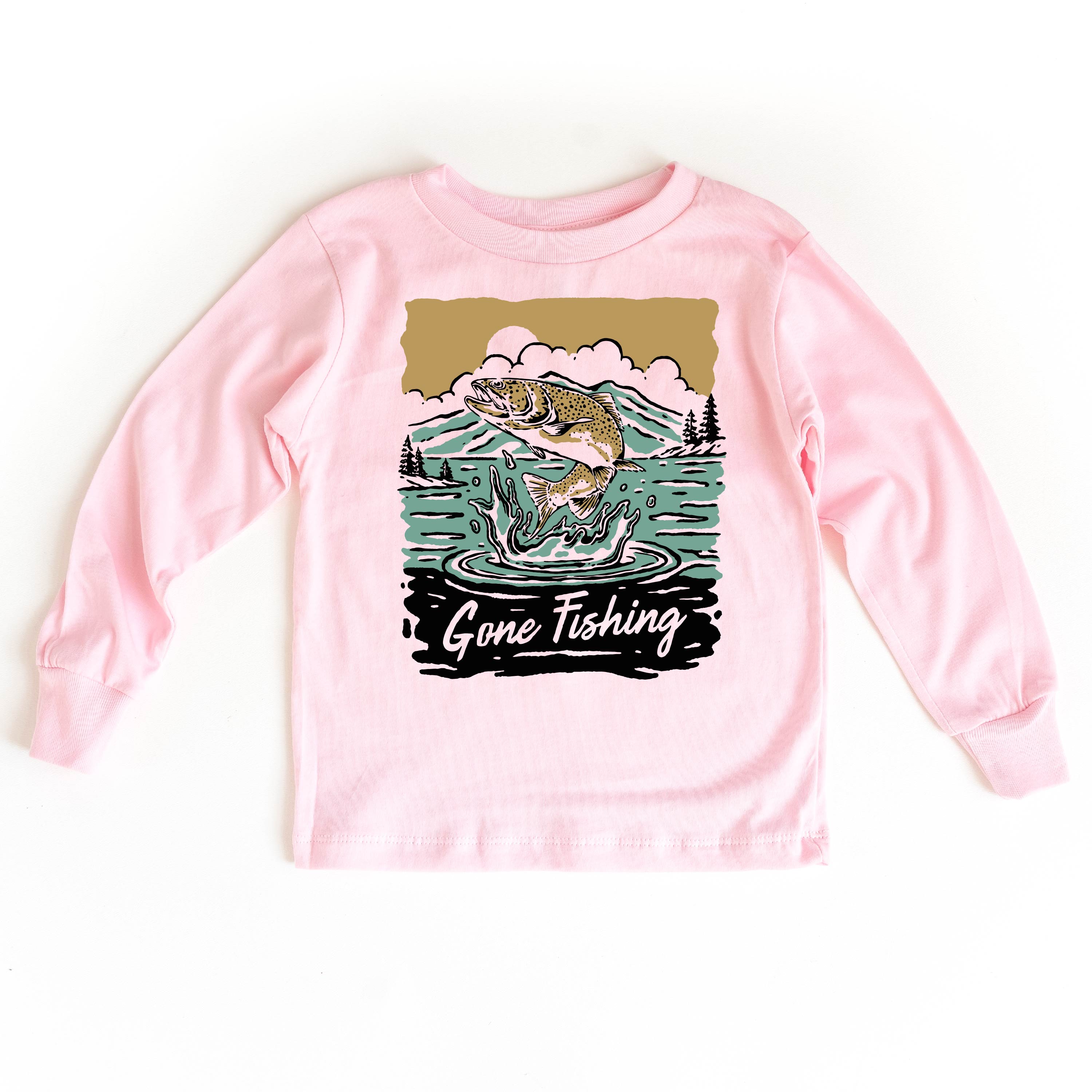 Gone Fishing - Child Long Sleeve Tee