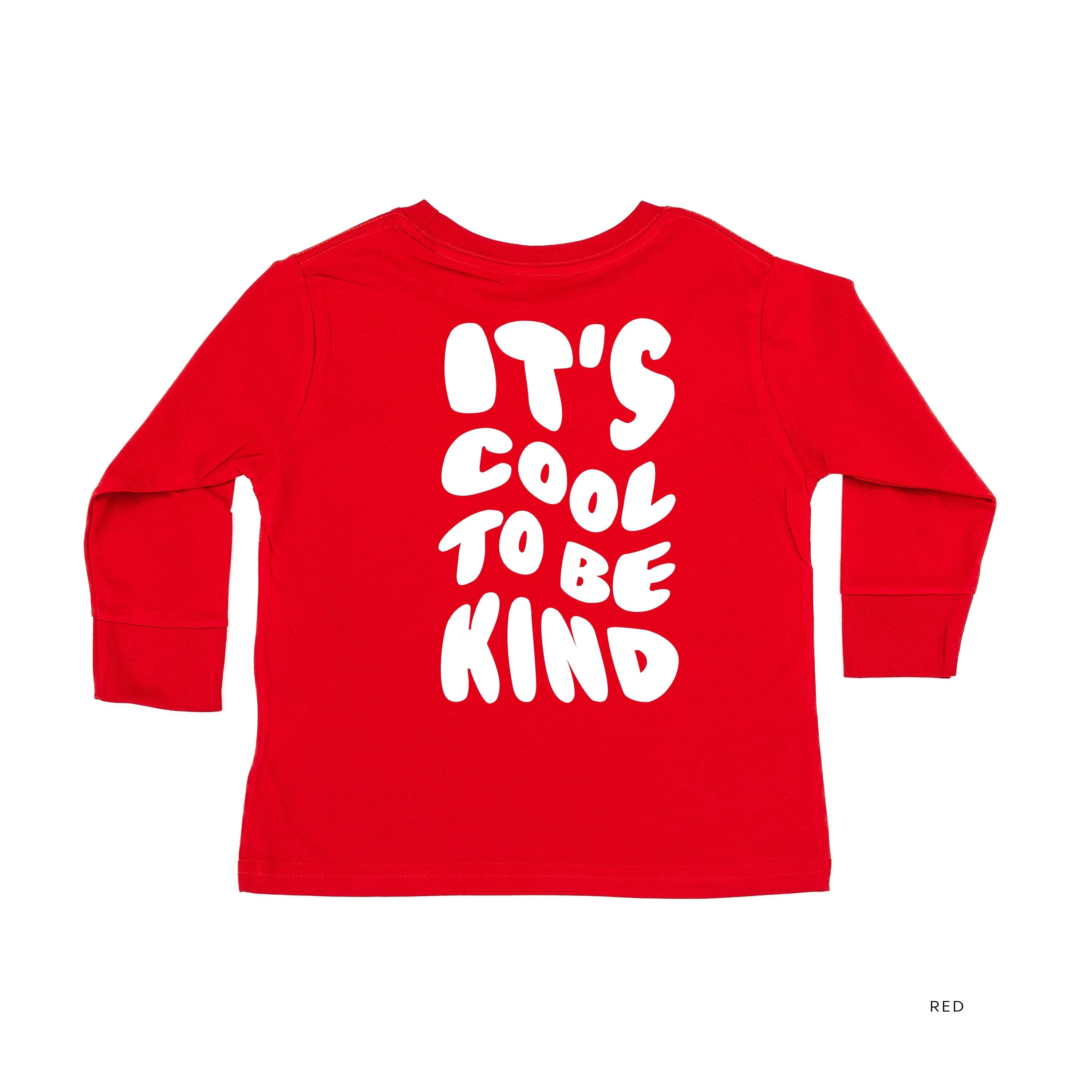 Be Kind Bruh - It&#39;s Cool to Be Kind (pf &amp; b) - Child Long Sleeve Tee