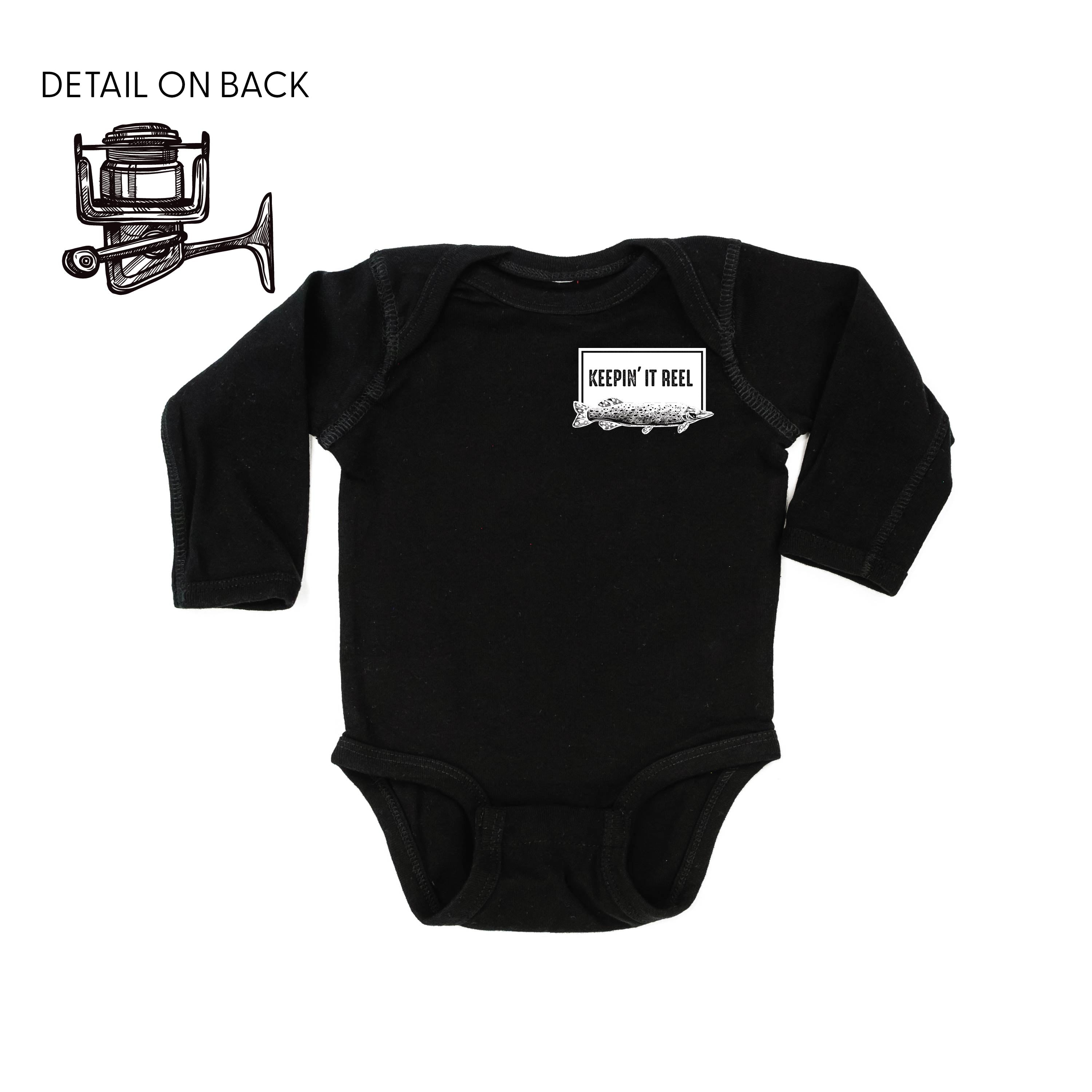 Keepin&#39; It Reel - Fishing Reel (pf&amp;b) - Child Long Sleeve Tee