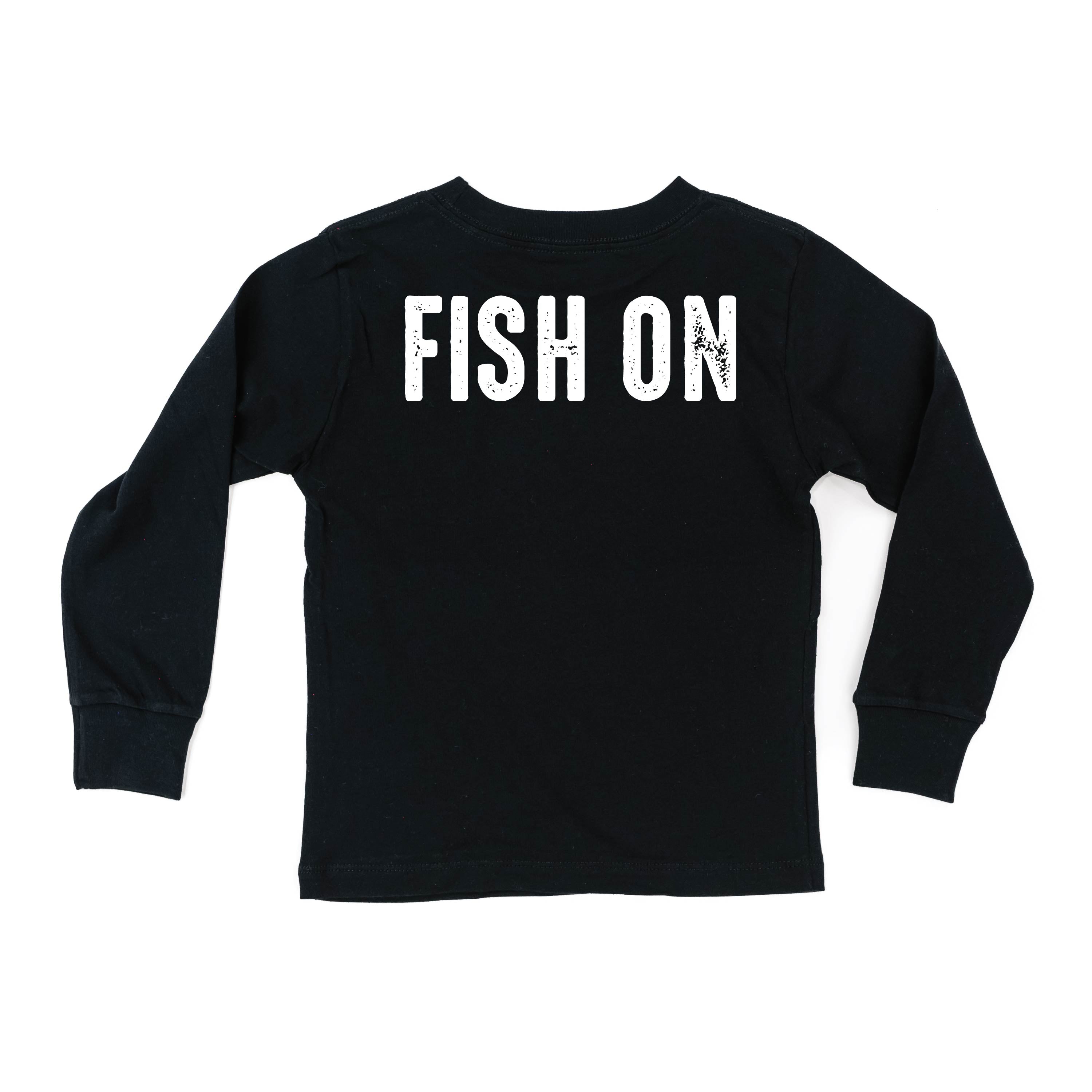 Mountain Fish &amp; Pole - Fish On (pf&amp;b) - Child Long Sleeve Tee