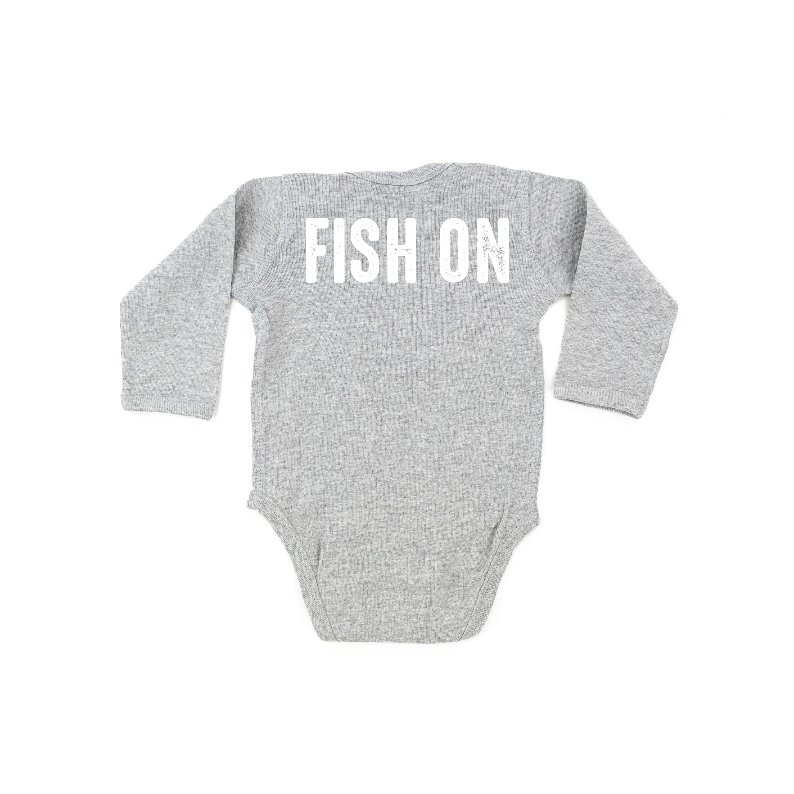 Mountain Fish &amp; Pole - Fish On (pf&amp;b) - Child Long Sleeve Tee