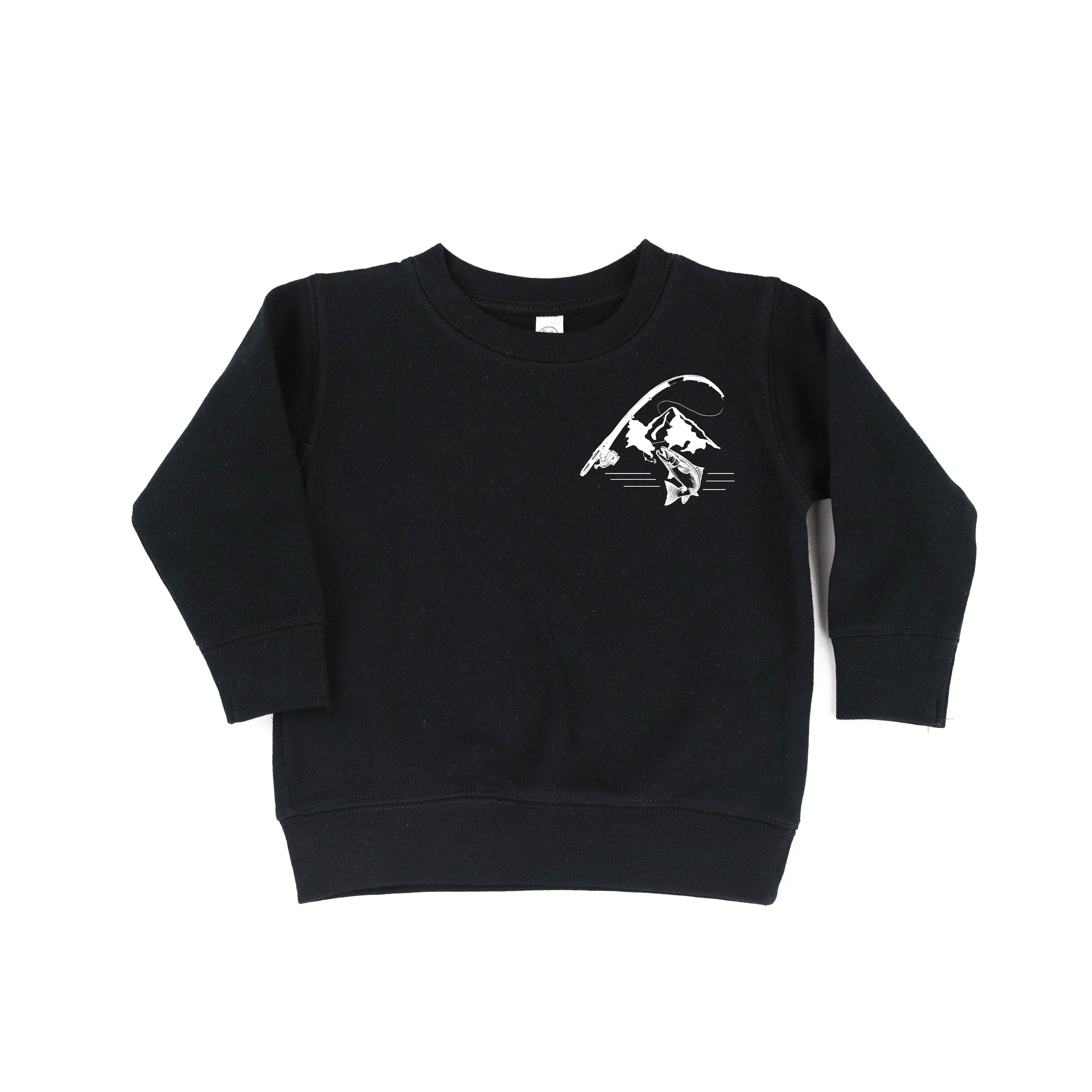 Mountain Fish &amp; Pole - Fish On (pf&amp;b) - Child Sweater