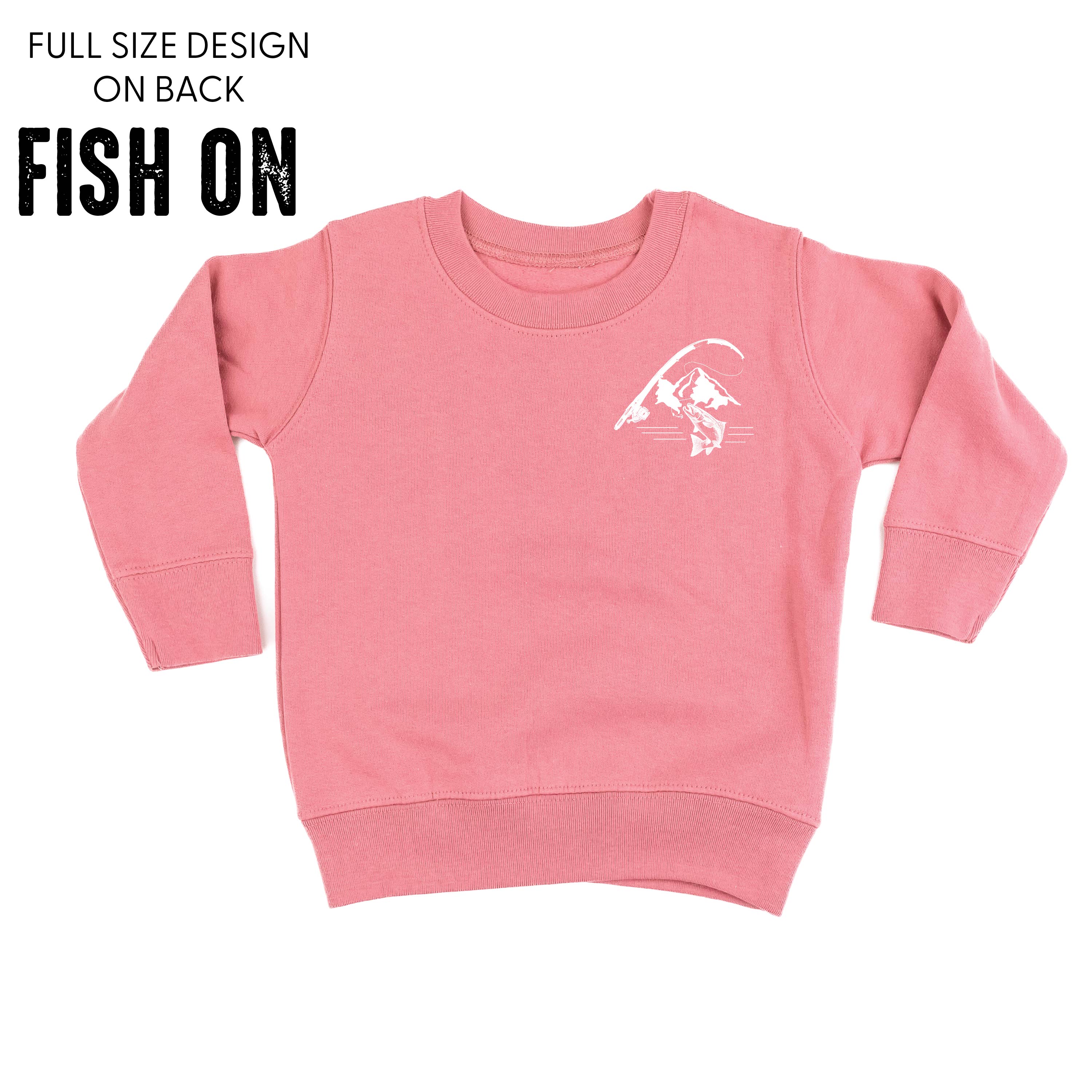 Mountain Fish &amp; Pole - Fish On (pf&amp;b) - Child Sweater