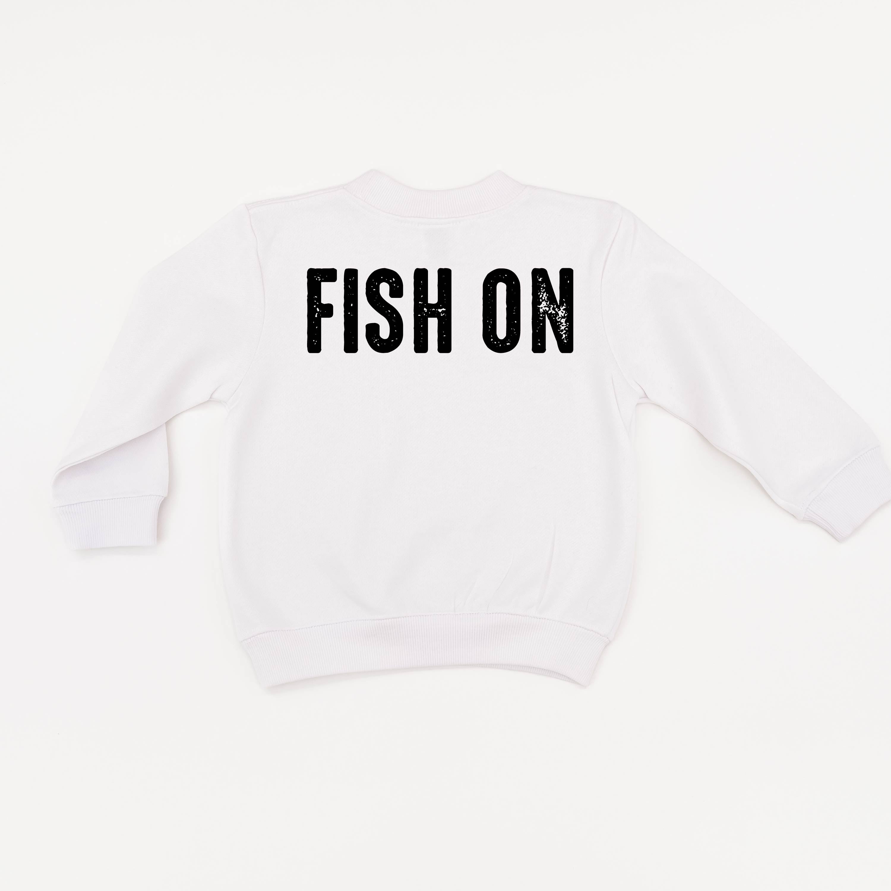 Mountain Fish &amp; Pole - Fish On (pf&amp;b) - Child Sweater