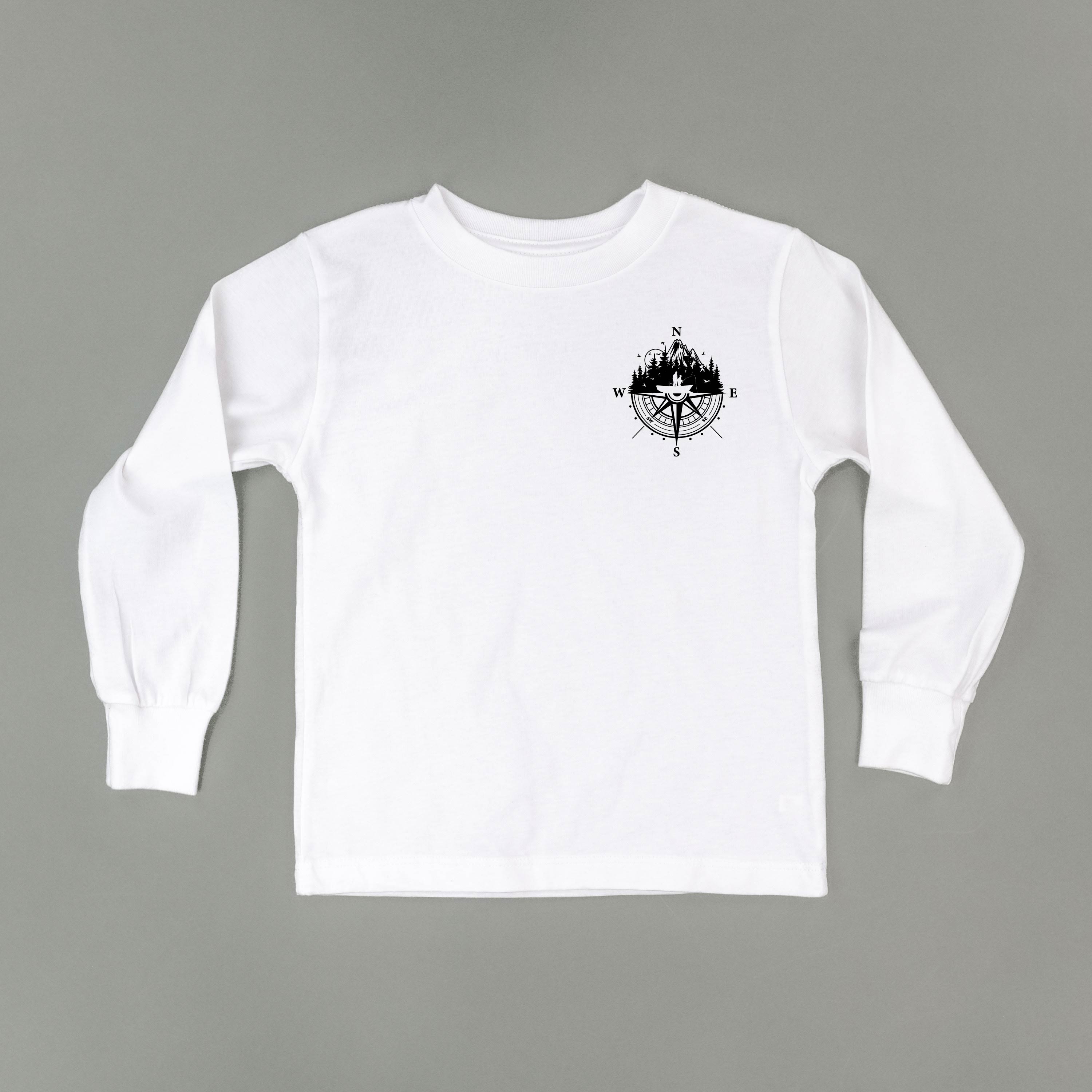 Fishing Compass - Fishing Scene (pf&amp;b) - Child Long Sleeve Tee