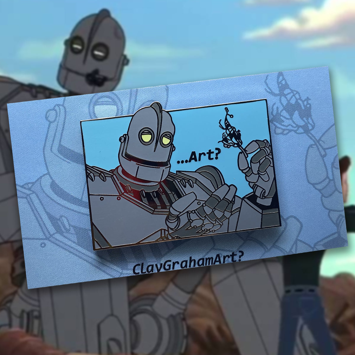 Scrap or Art? 2&amp;quot; Hard Enamel Pin