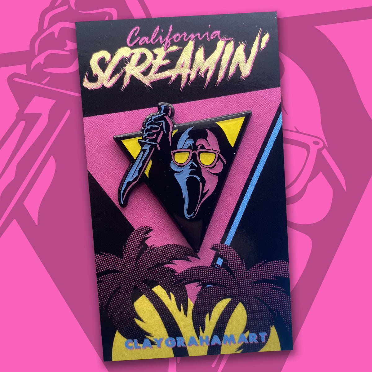 California Screamin&amp;#39; 1.5&amp;quot; Soft Enamel Pin
