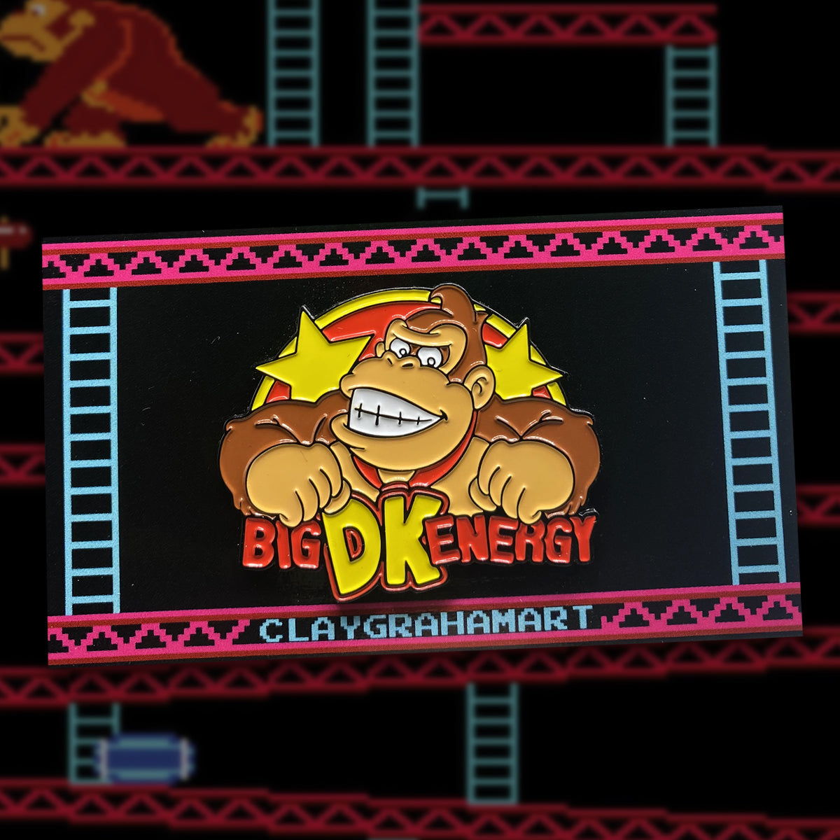 Big DK Energy 1.75&amp;quot; Soft Enamel Pin