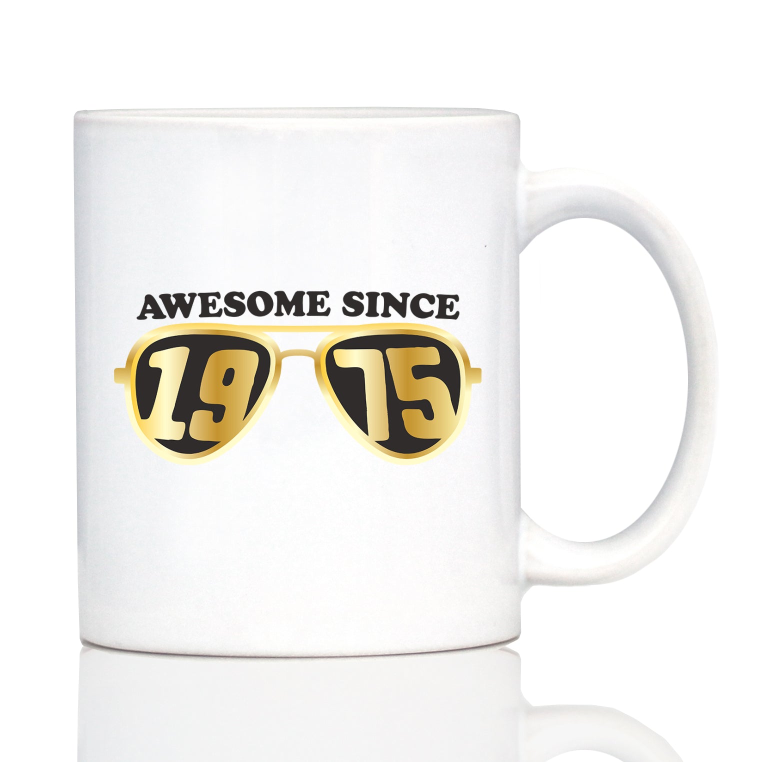 Awesome Since 1975 Coffee Mug 50th Birthday Gift Ideas White Ceramic Coffee Cup