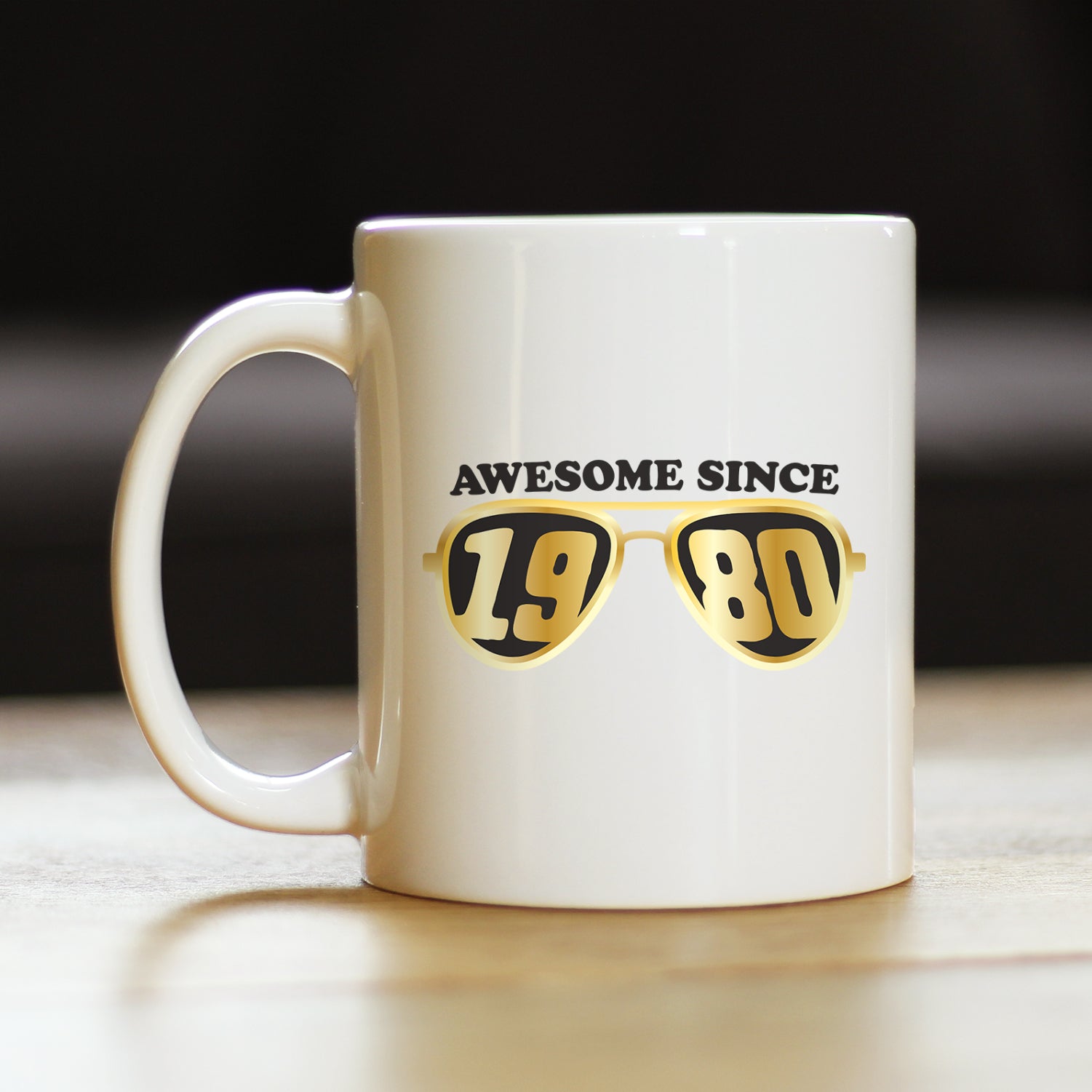 Awesome Since 1980 Coffee Mug 45th Birthday Gift Ideas White Ceramic Coffee Cup