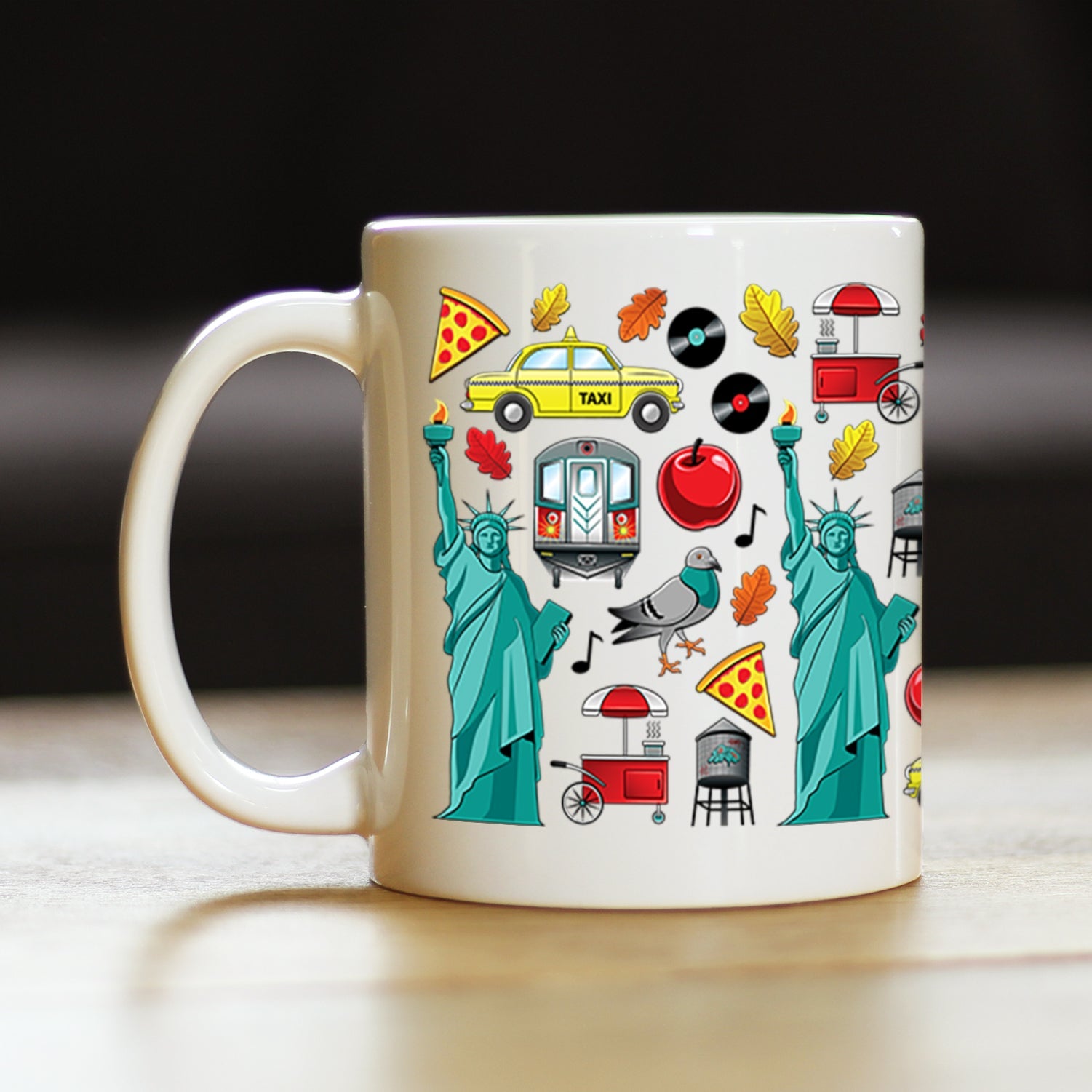 New York City Coffee Mug NYC Gifts and Souvenirs White Ceramic Coffee Cup