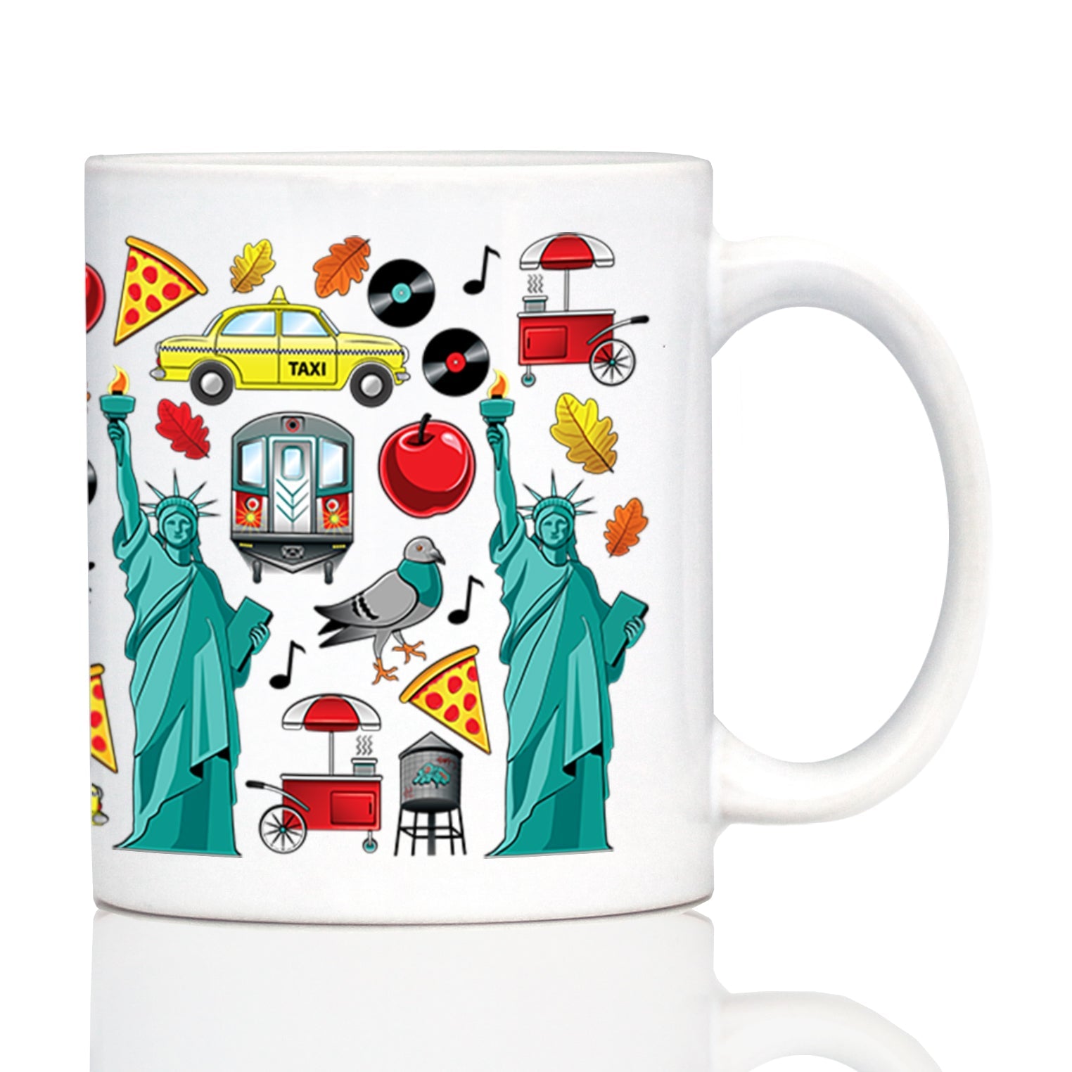 New York City Coffee Mug NYC Gifts and Souvenirs White Ceramic Coffee Cup
