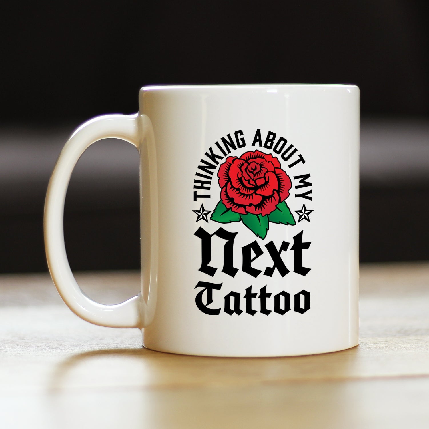 Next Tattoo Coffee Mug Gifts for Tattoo Artist White Ceramic Coffee Cup