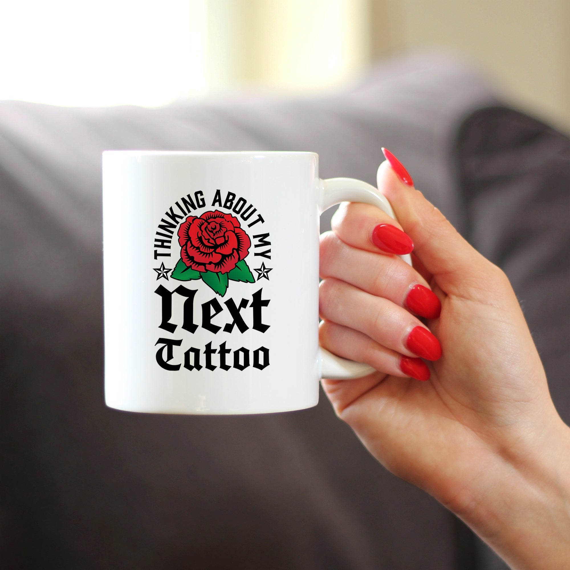 Next Tattoo Coffee Mug Gifts for Tattoo Artist White Ceramic Coffee Cup
