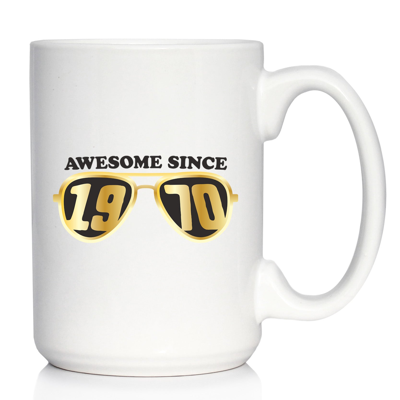 Awesome Since 1970 Coffee Mug 55th Birthday Gift Ideas White Ceramic Coffee Cup