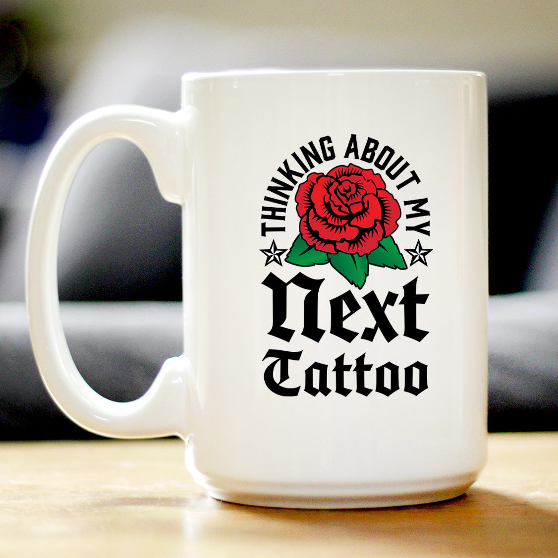 Next Tattoo Coffee Mug Gifts for Tattoo Artist White Ceramic Coffee Cup