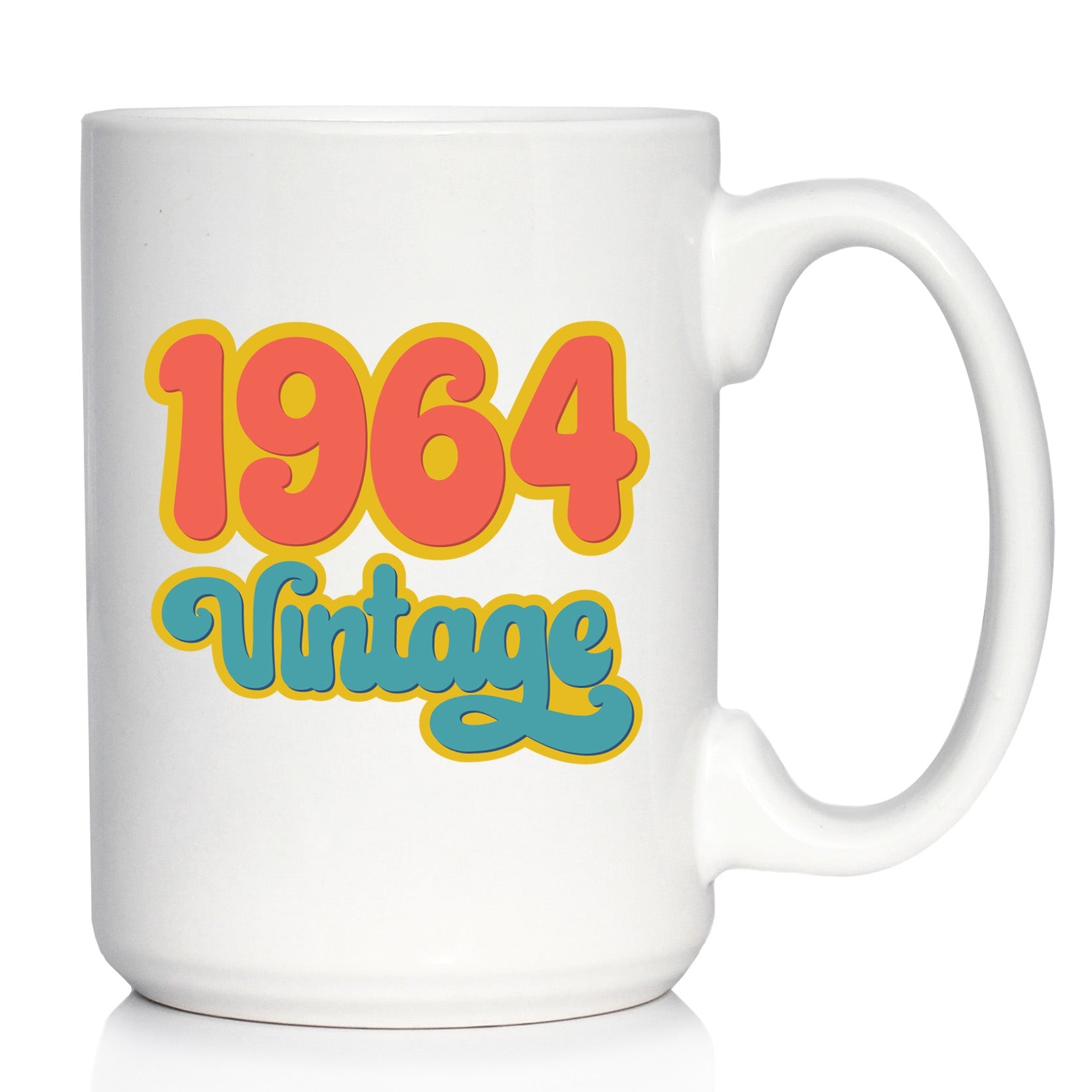 Vintage 1964 - Fun 61st Birthday Coffee Mug Gifts for Men &amp;amp; Women Turning 61 - Retro Coffee Cups