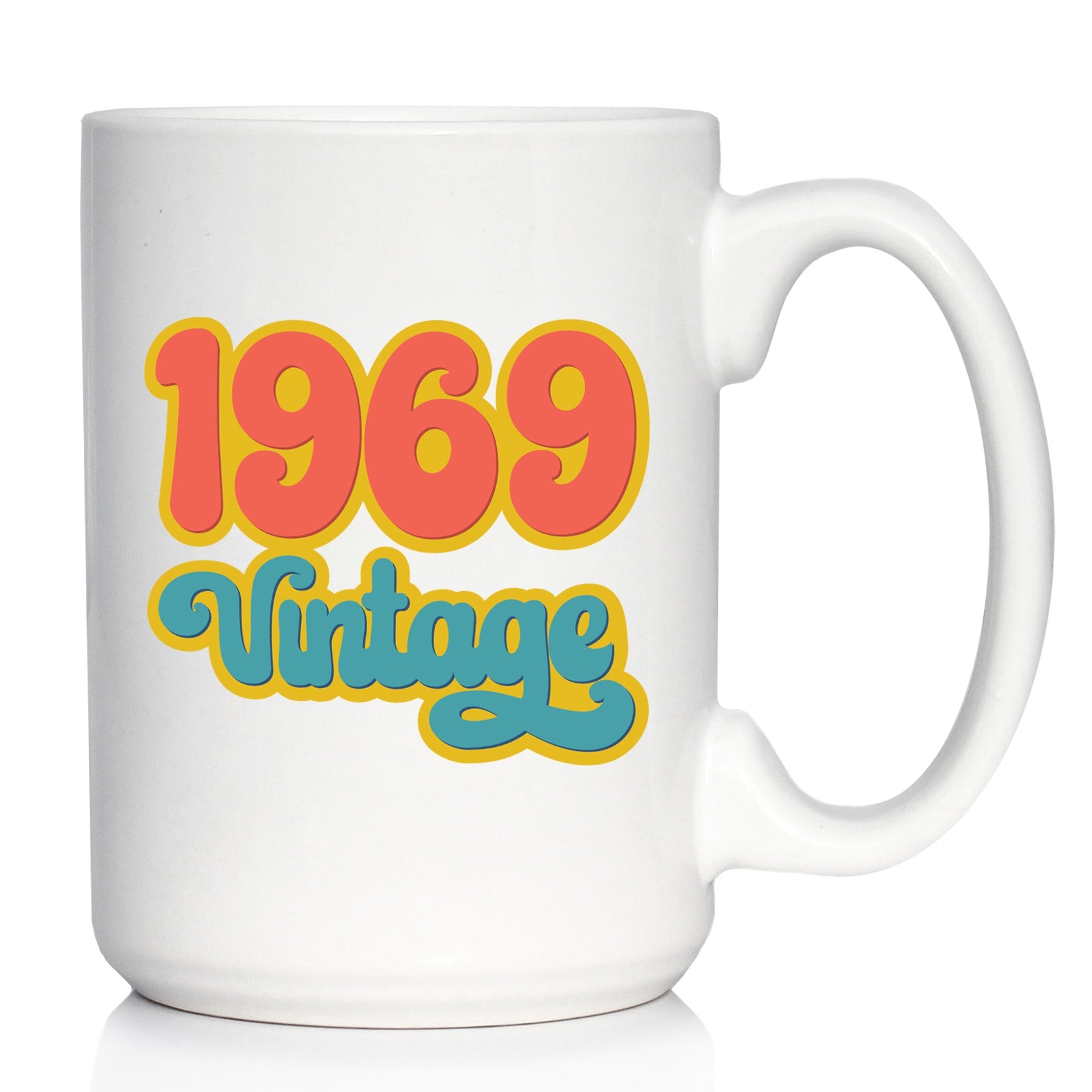 Vintage 1969 - Fun 56th Birthday Coffee Mug Gifts for Men &amp;amp; Women Turning 56 - Retro Coffee Cups