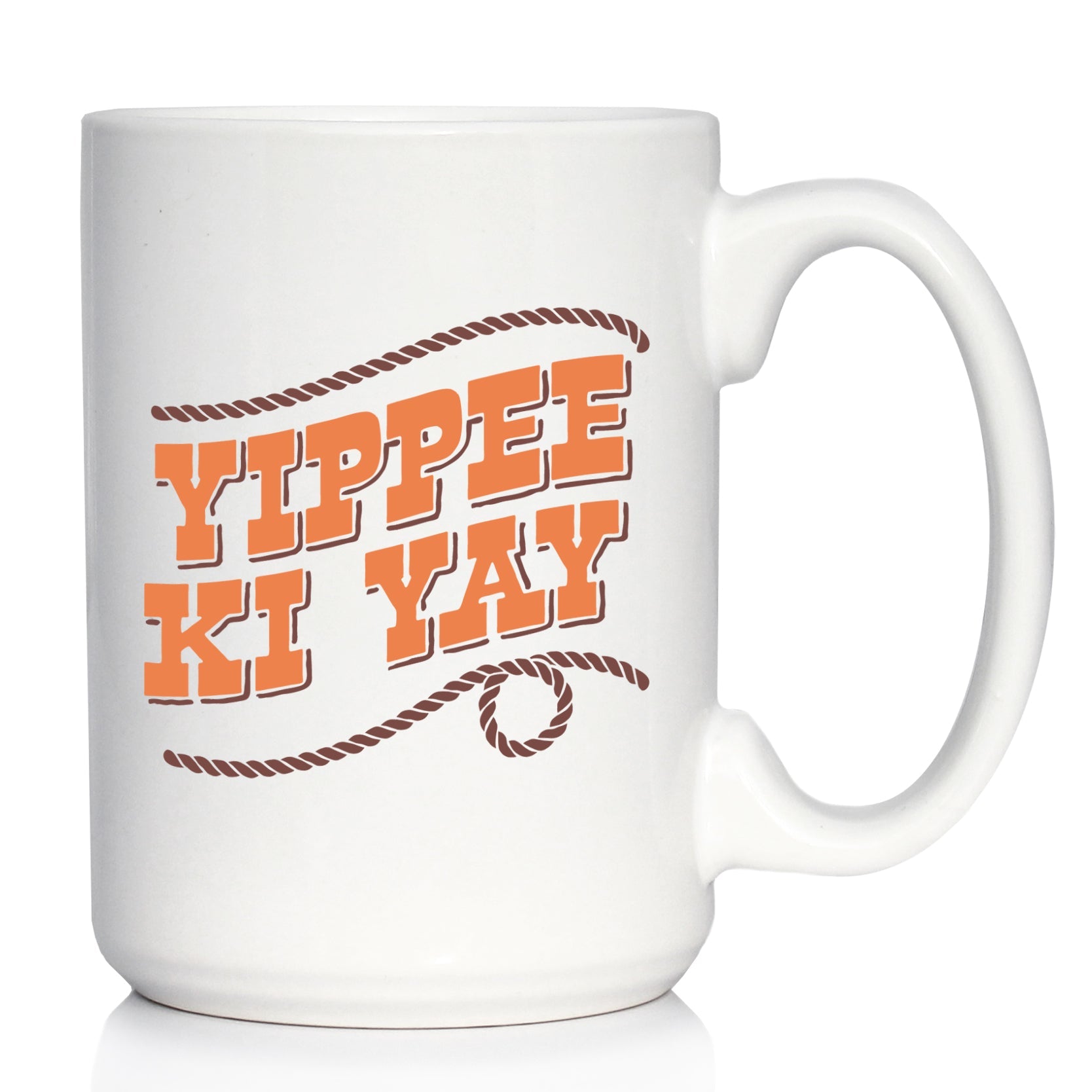 Yippee Ki Yay Coffee Mug Gifts Country Western Home Decor White Ceramic Coffee Cup