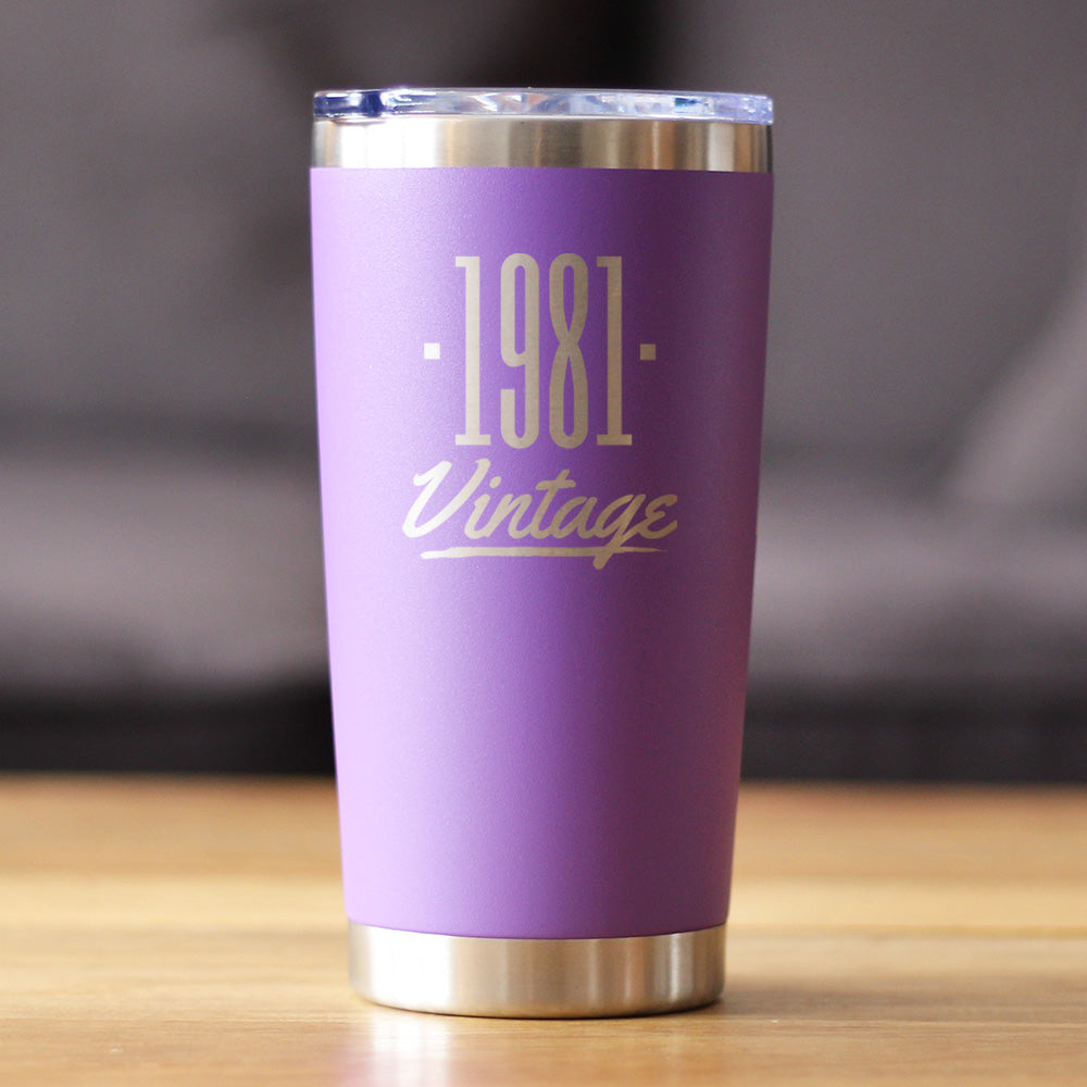 Vintage 1981 - Coffee Tumbler