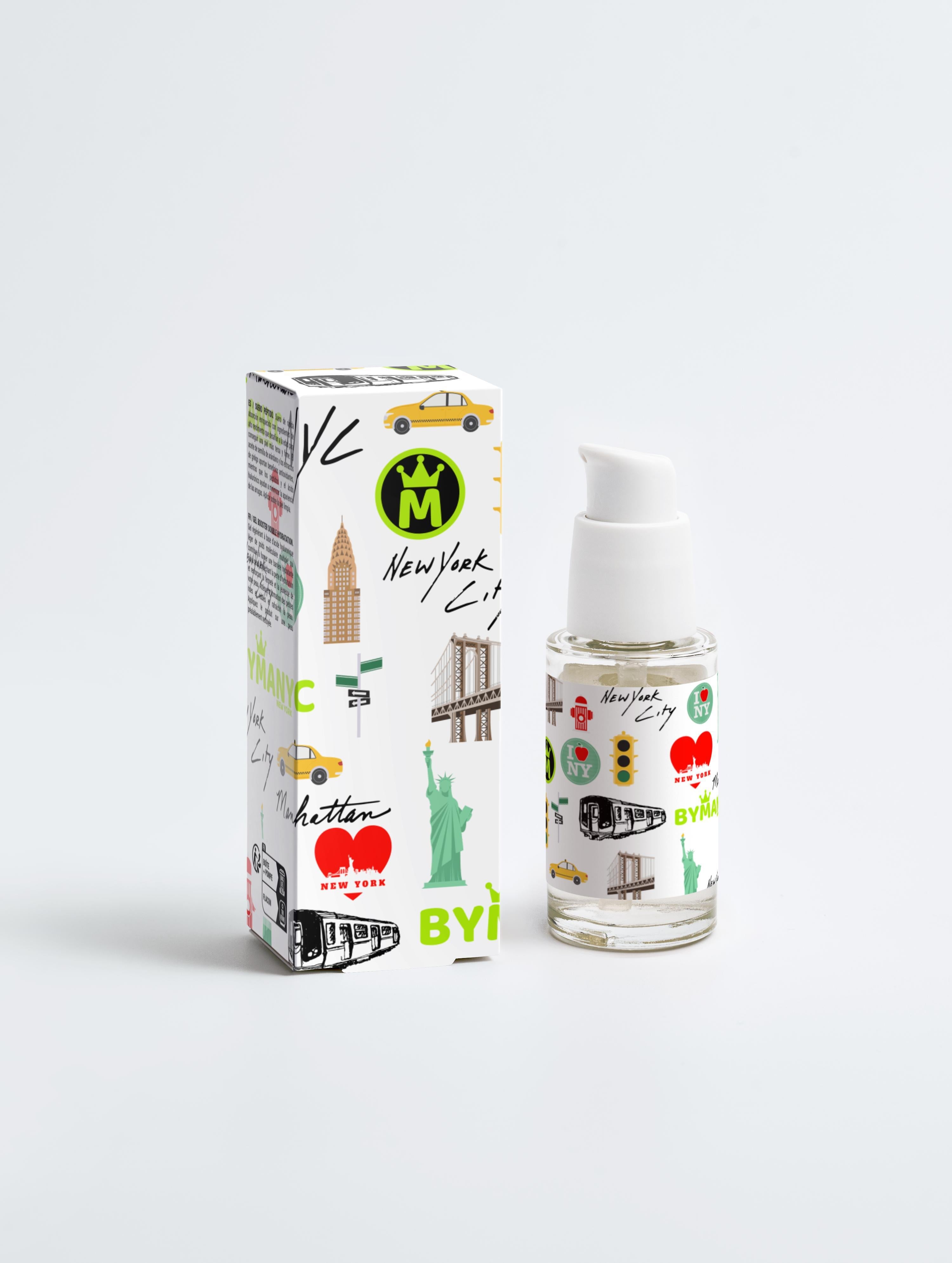 CAFFEINE DOUBLE HYDRATION BOOST GEL + HA BYMANYC ® NEW YORK