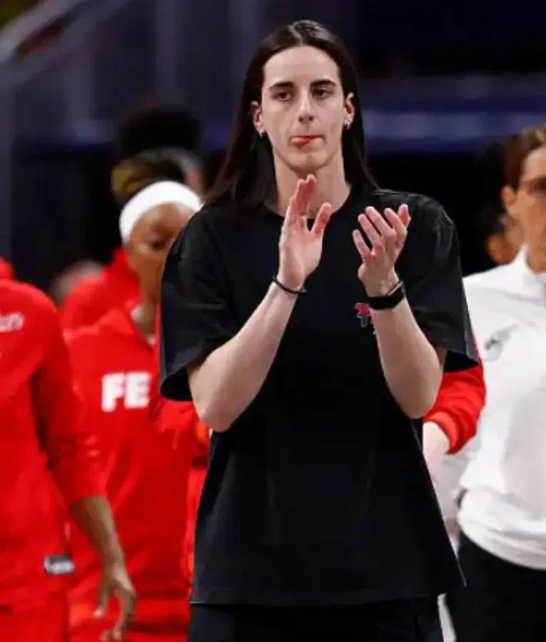 Caitlin Clark WNBA Indiana Fever Black T-shirt