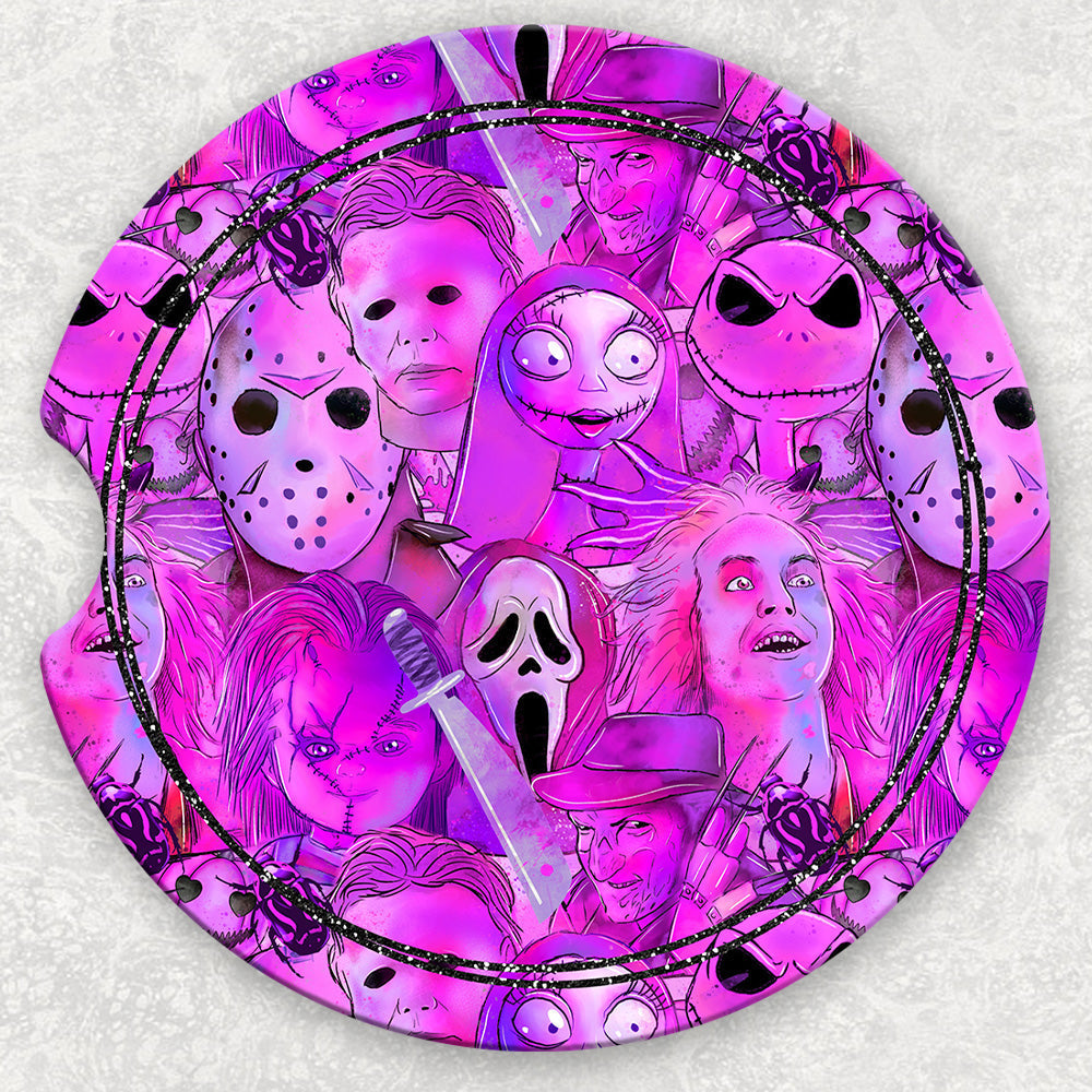 Car Coaster Set - Horror Characters