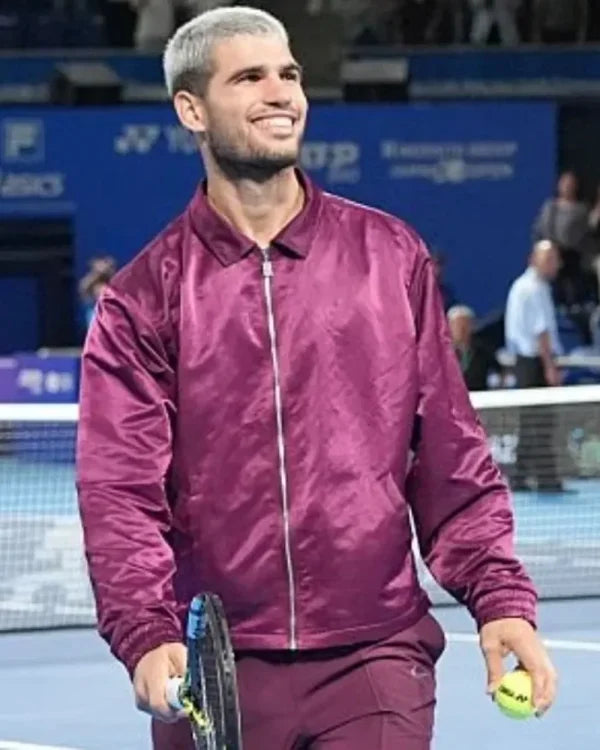 Carlos Alcaraz Kinoshita Group Japan Open Purple Jacket