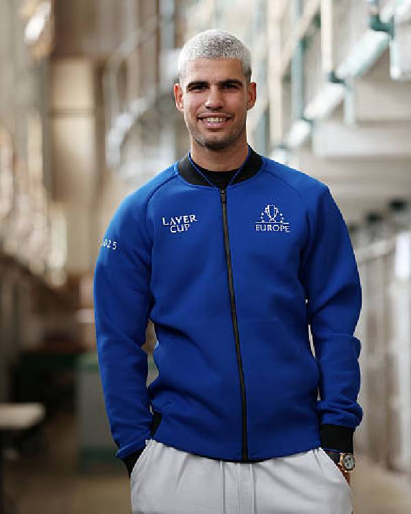 Carlos Alcaraz Team Europe Laver Cup Blue Jacket