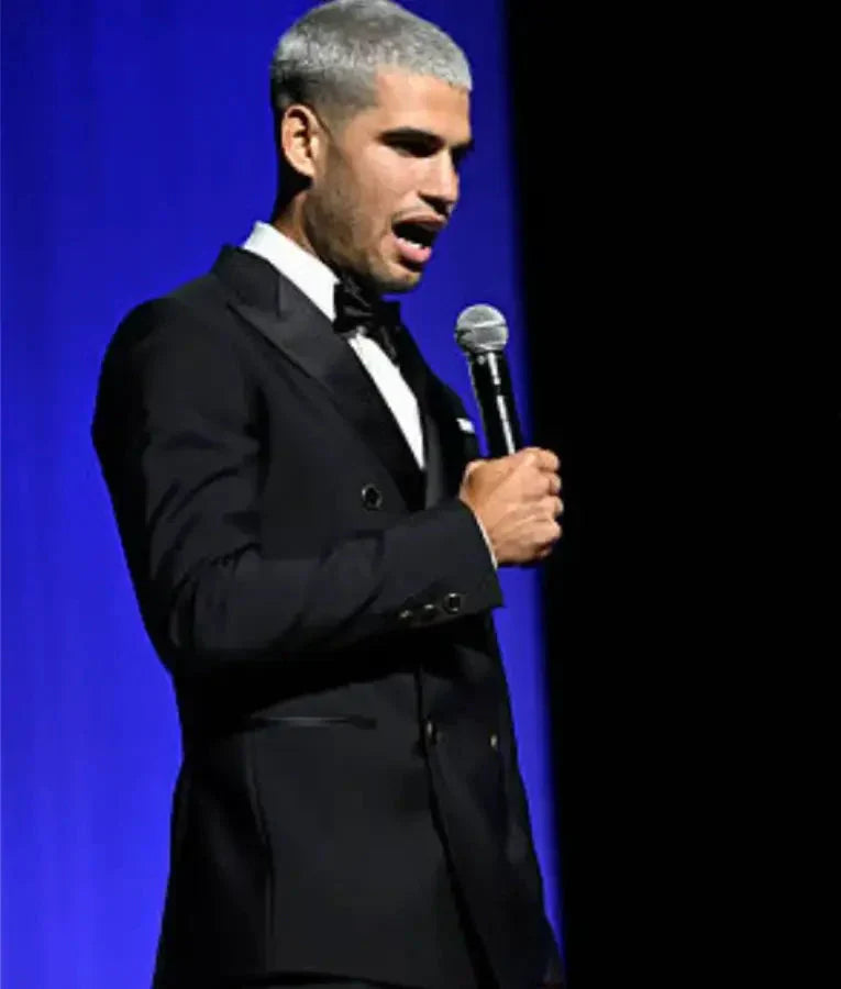 Carlos Alcaraz 2025 Laver Cup Opening Night Gala Black Blazer