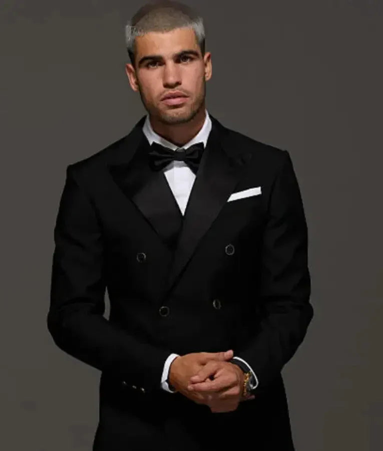 Carlos Alcaraz 2025 Laver Cup Opening Night Gala Black Blazer