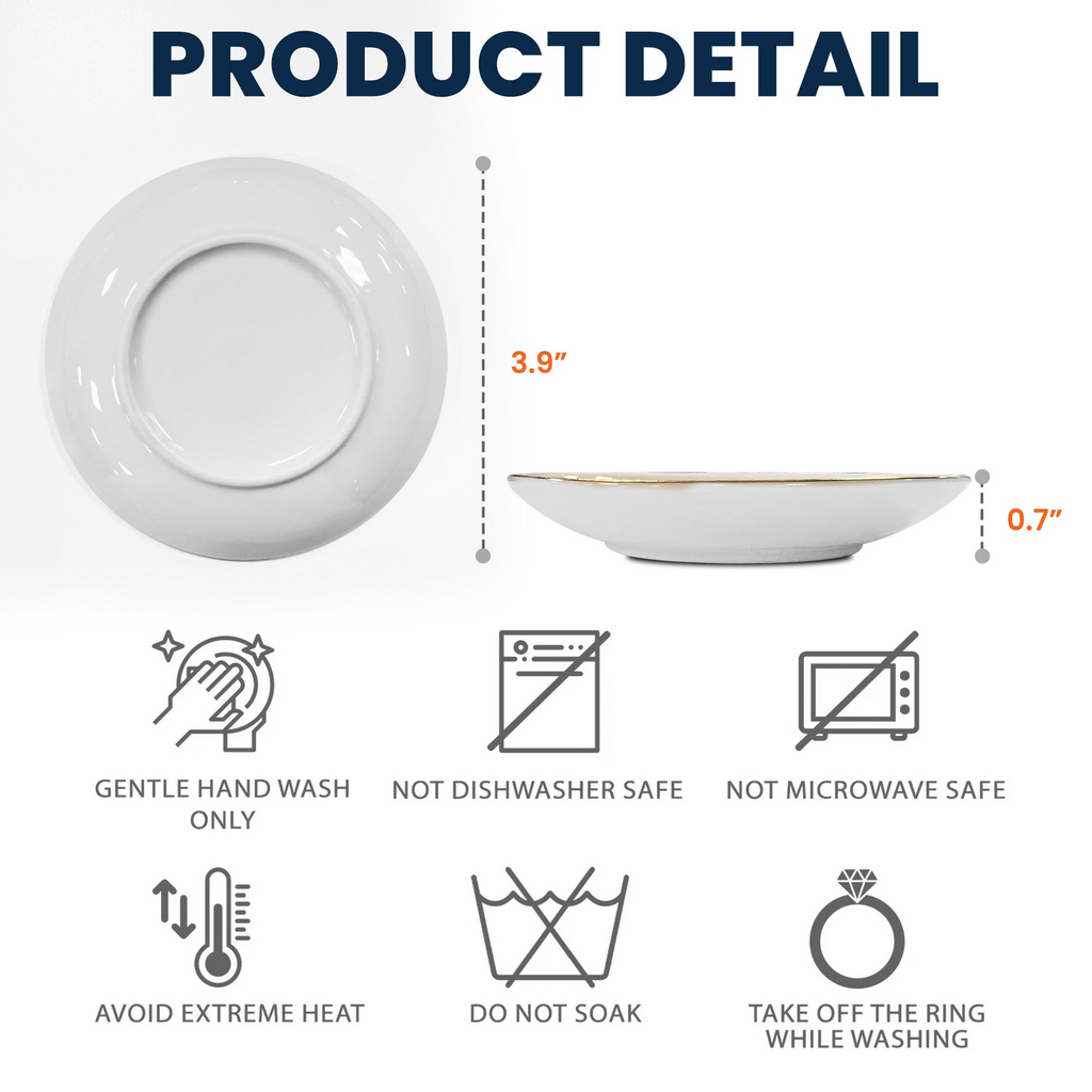 Cat Custom Breeds Chinoiserie - Personalized Jewelry Dish - Gift for Cat Lovers, Cat Mom, Cat Dad