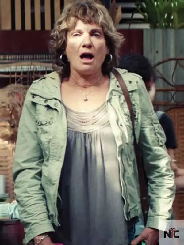 Catherine McClements The Survivors Green Jacket