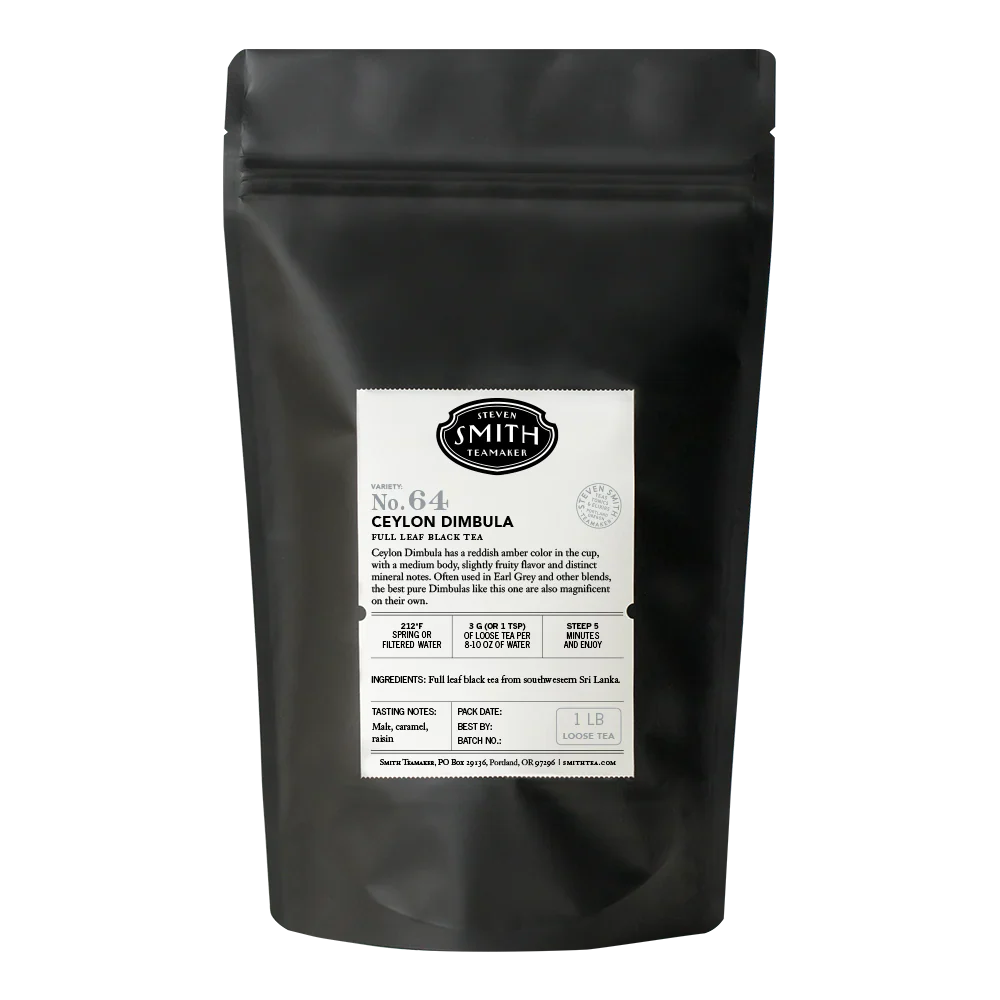 SMITH TEAMAKER - CEYLON DIMBULA BLACK TEA BLEND NO. 64 (LOOSE LEAF, 1 LB)