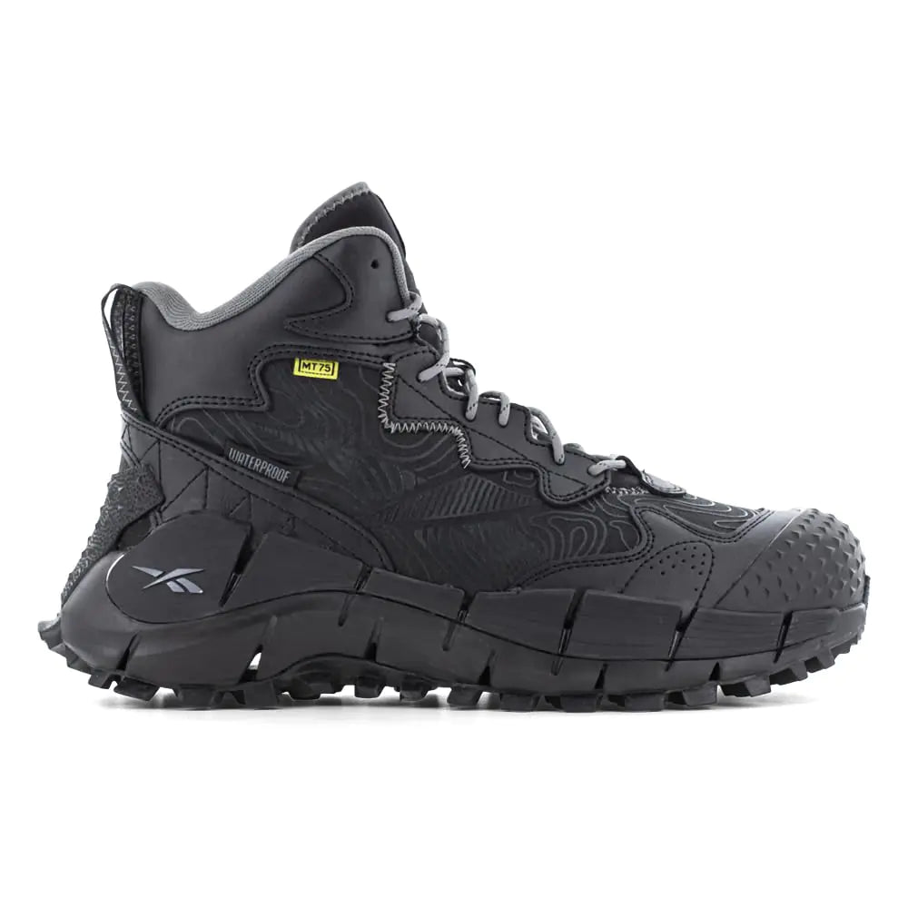 Style Loft Collection x Reebok Zig Kinetica Edge Work Fire and Safety Shoe Black, (Size Men 10.5 US / Women 12 US)