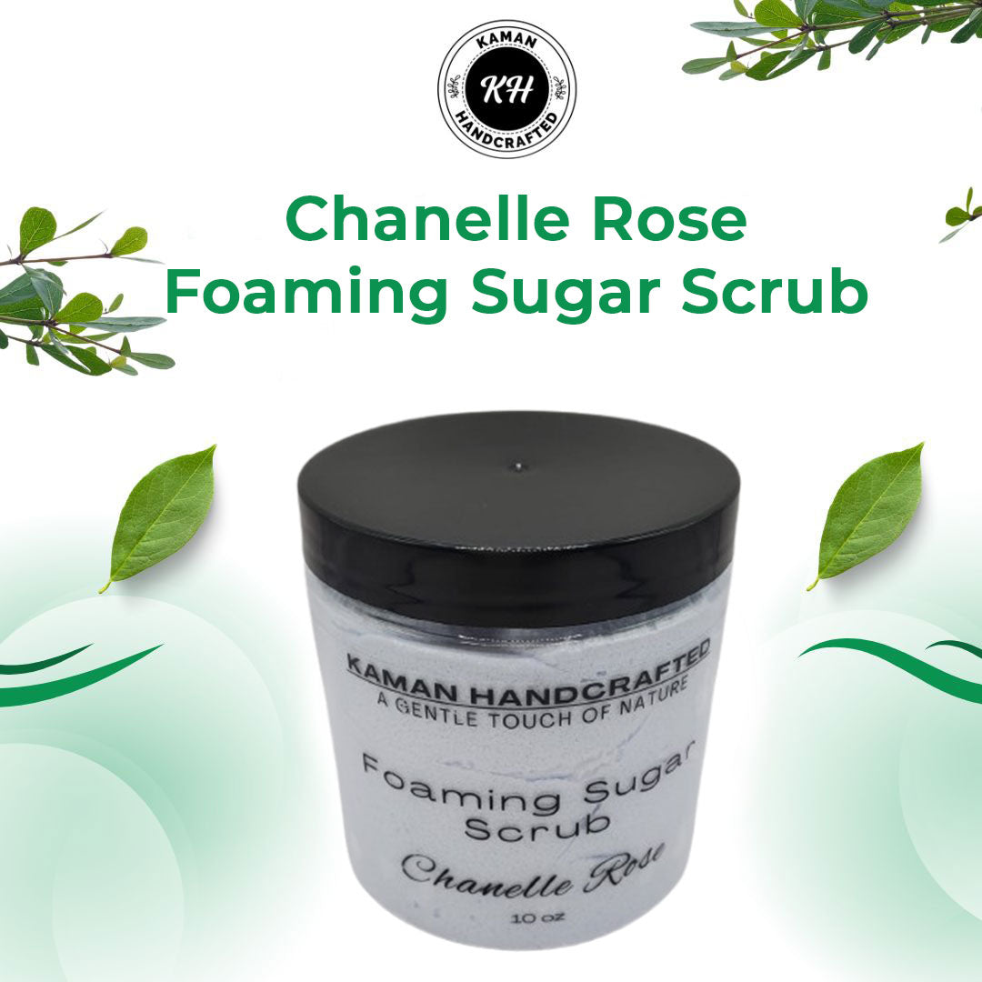 Chanelle Rose  Foaming Sugar Scrub