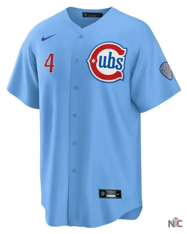 Chicago Cubs Pete Crow Armstrong Nike Light Blue Alternate Player Jersey