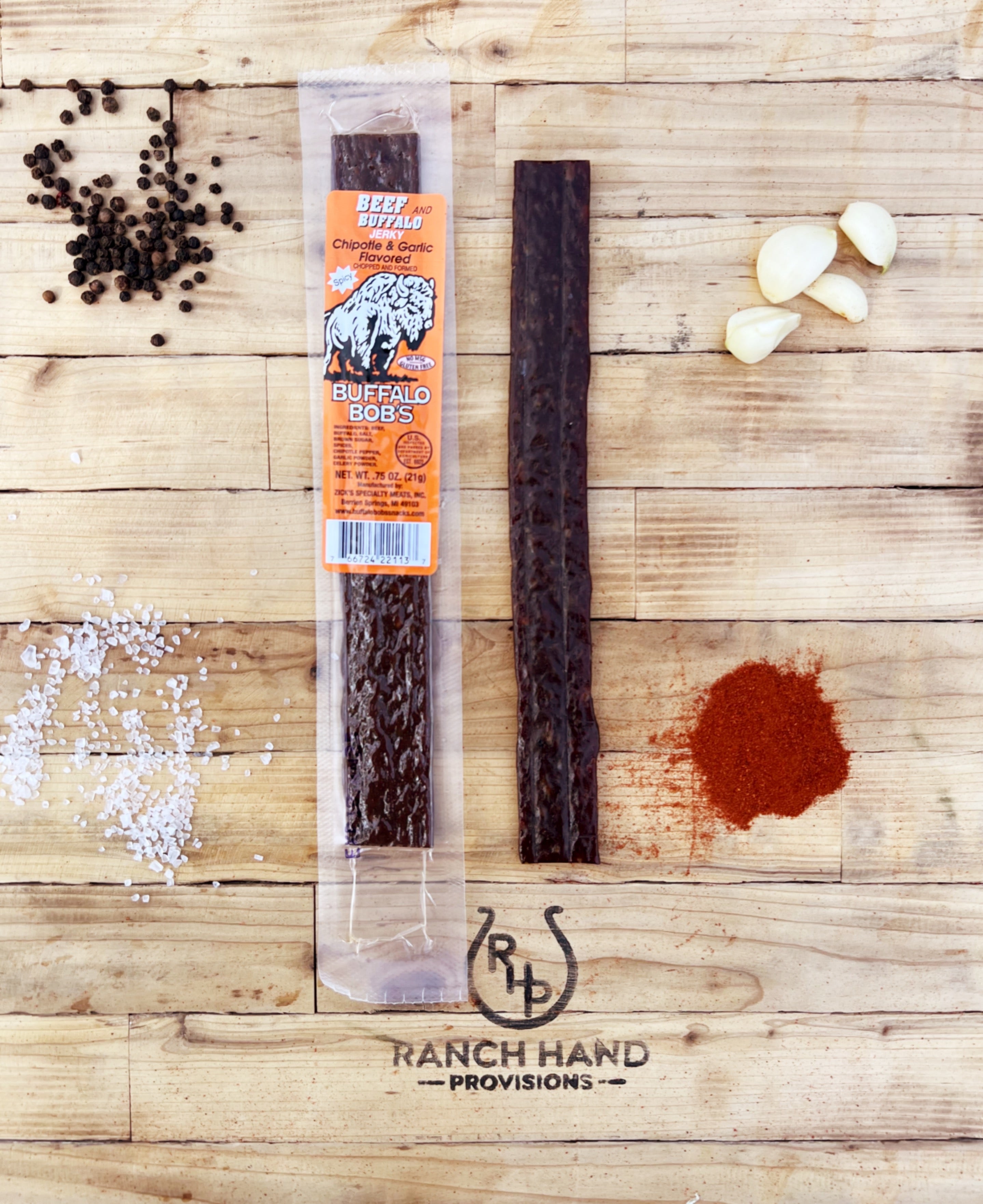 Buffalo Bob&amp;#39;s Chipotle &amp;amp; Garlic Jerky