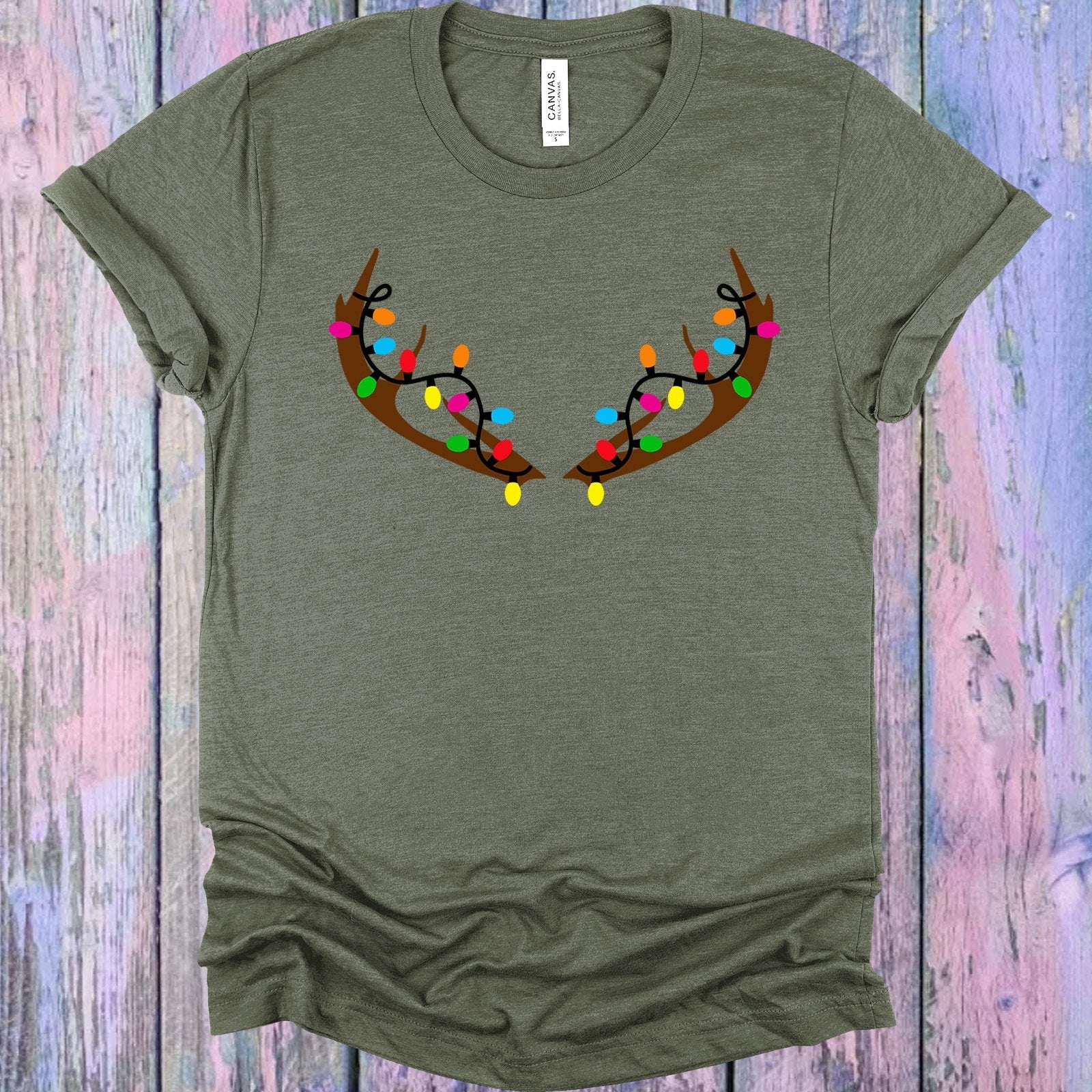Christmas Antlers Graphic Tee