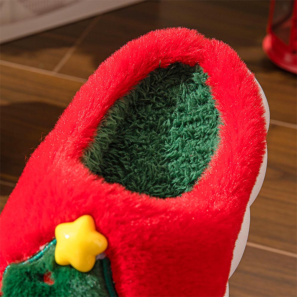 Christmas Tree Winter Non-Slip Indoor Slippers | ZAKAPOP